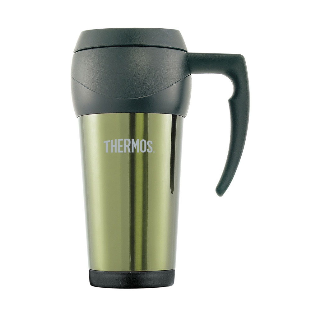 Thermos Double Wall Travel Mug 500ml Gunmetal Briscoes Nz