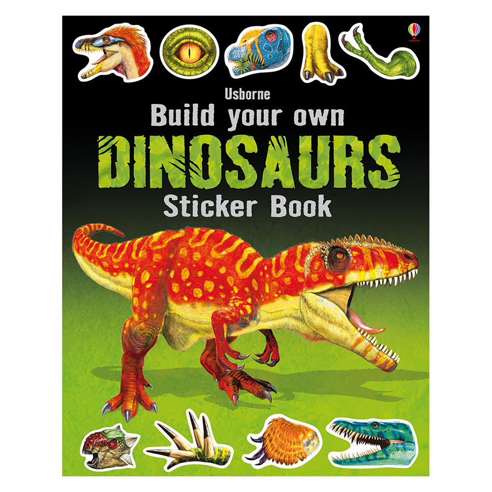 Usborne Build Your Own Dinosaurs Sticker Book | Briscoes NZ