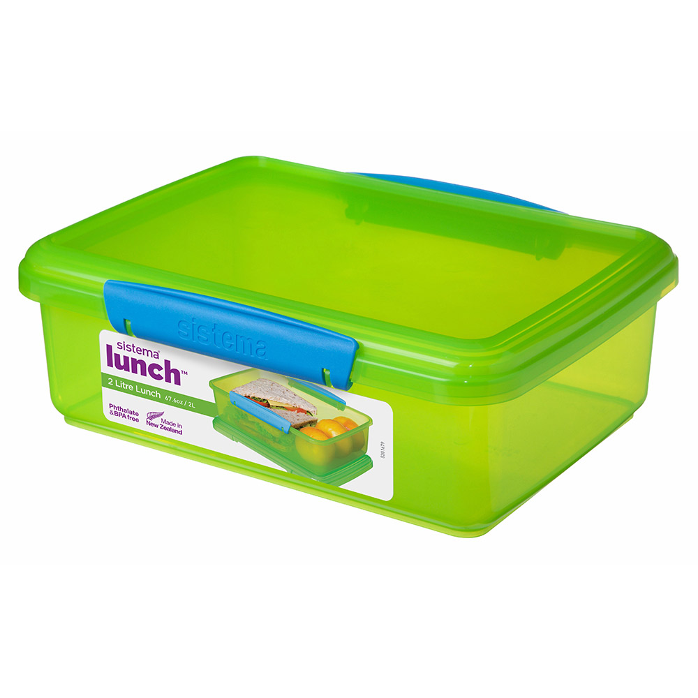 Sistema Lunch Container rectangular 2L Assorted | Briscoes NZ