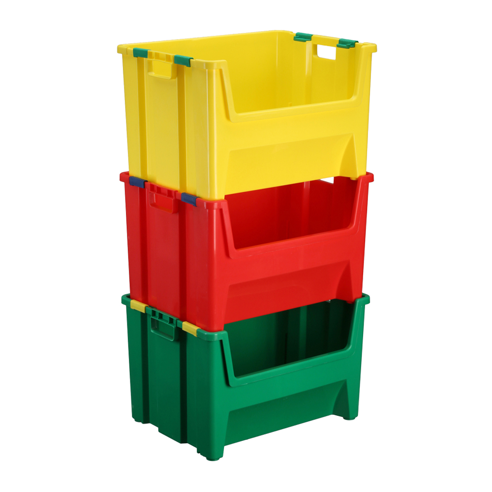 Plastique Kids Pack N Stack Set Of 3 50 Litre 