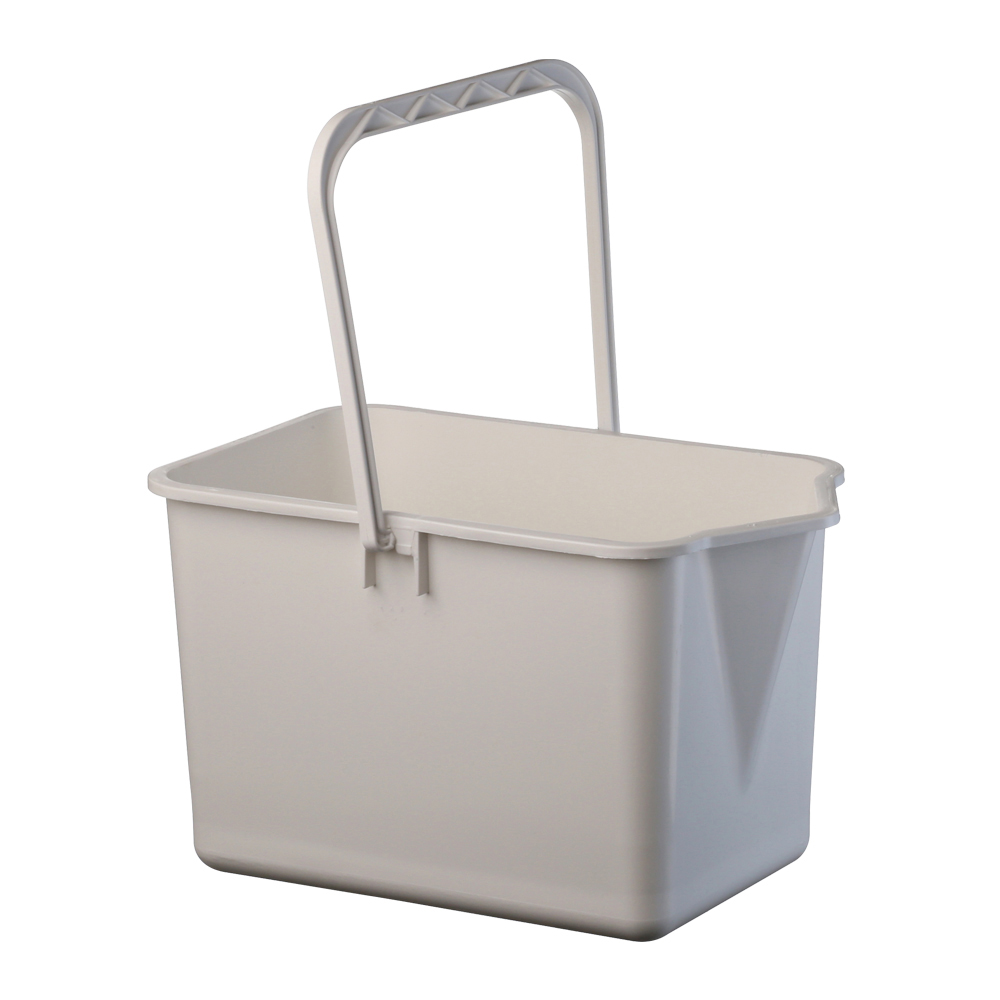 white mop bucket