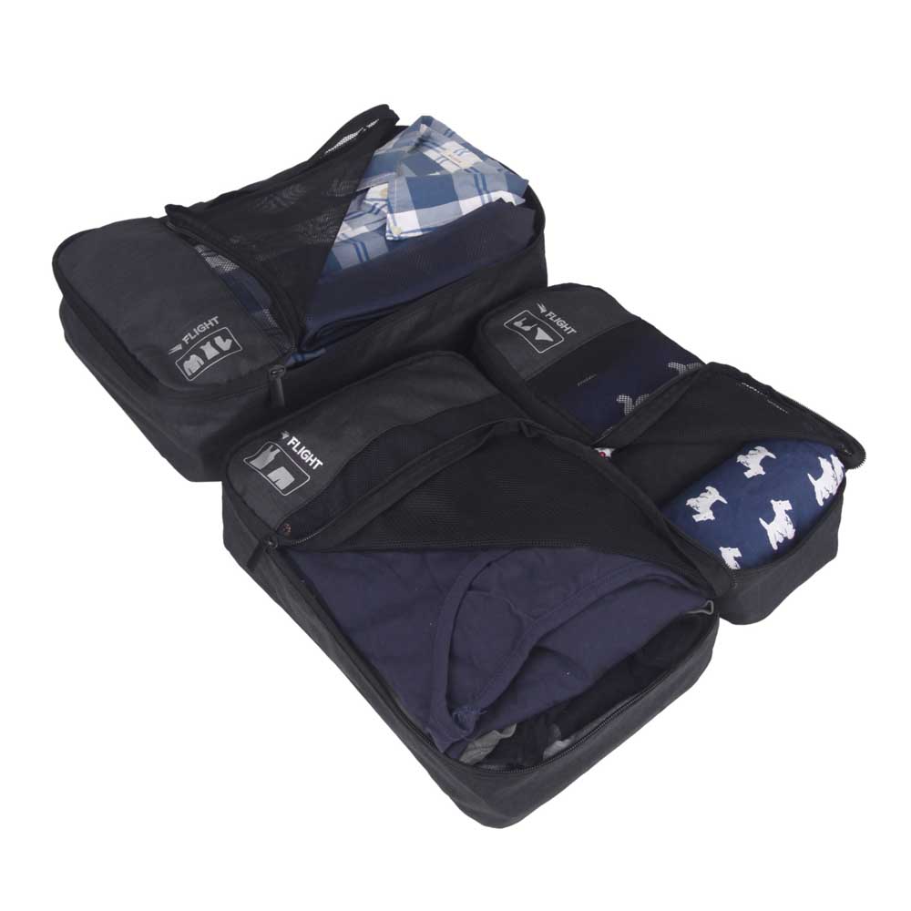 black packing cubes