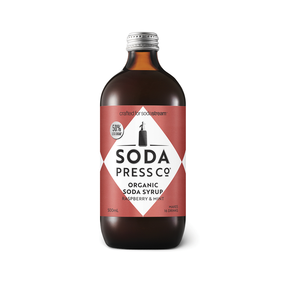 Sodastream Soda Press Raspberry and Mint 500ml Briscoes NZ