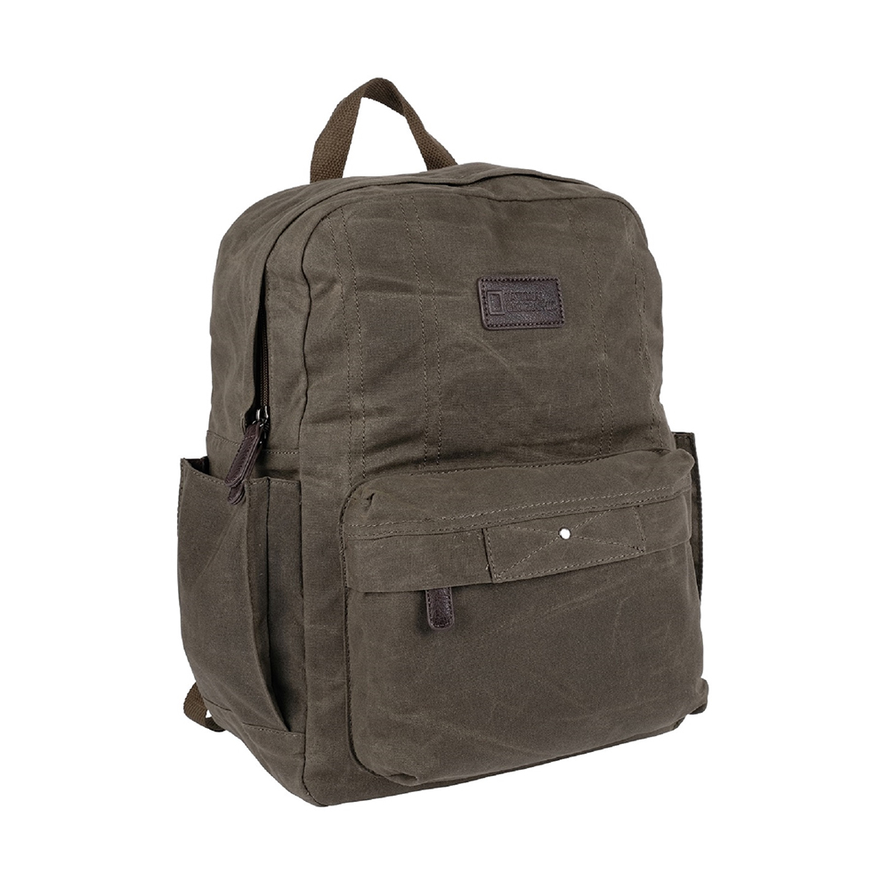 National Geographic Washed Canvas Backpack Green | Briscoes NZ