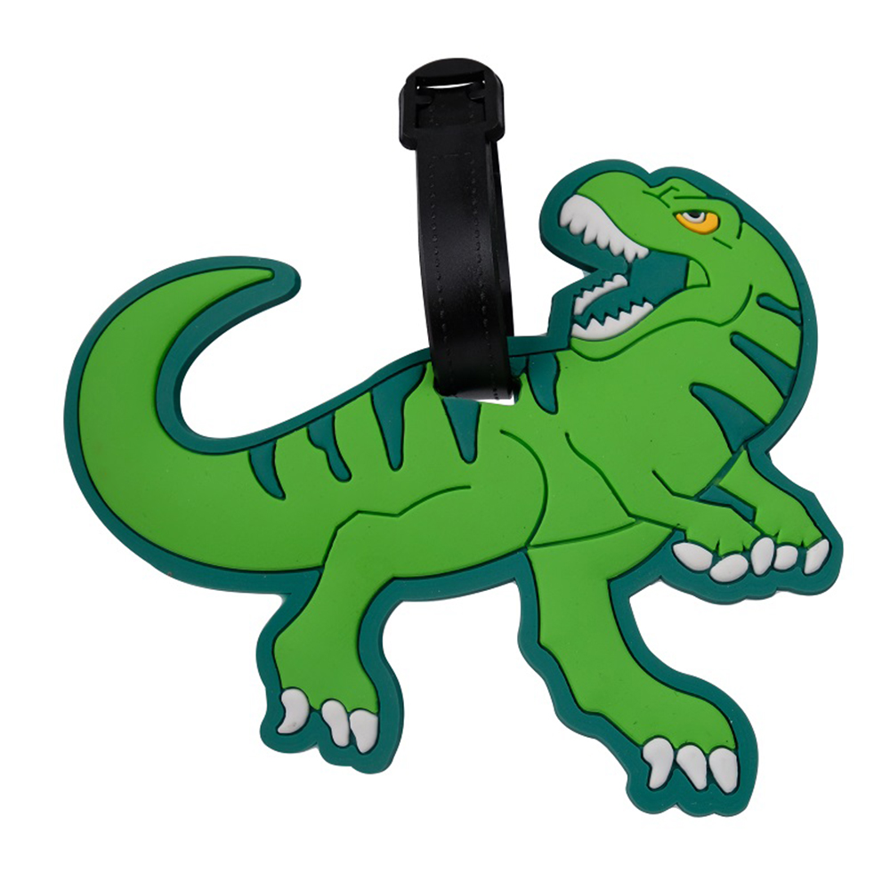 dinosaur luggage tag