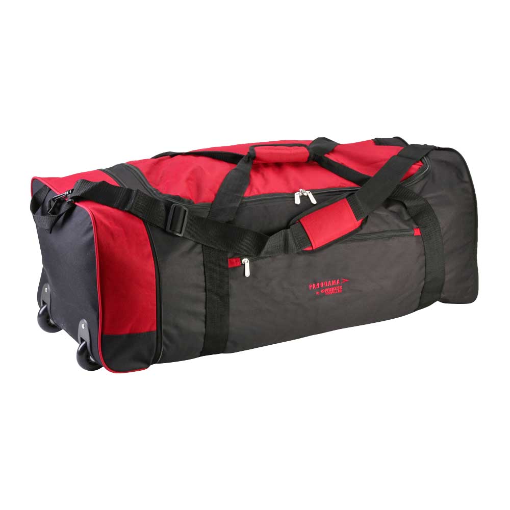 Panorama PT Folding Duffle Black/Red | Briscoes NZ