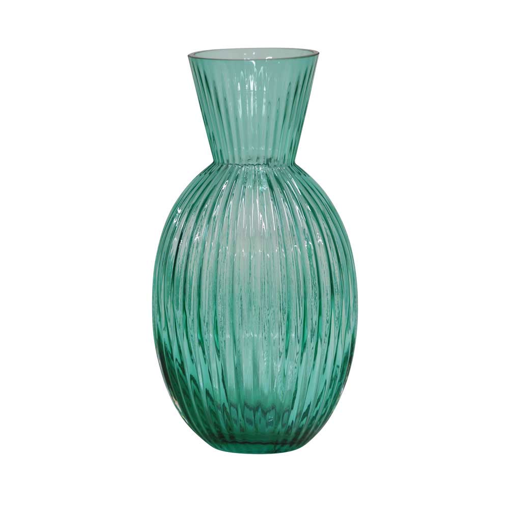 Urban Loft Venetian Tall Teal Vase 24cm | Briscoes NZ