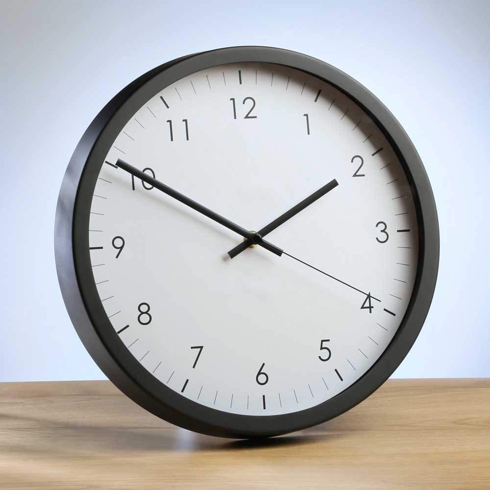 Umbra Tula Wall Clock Black 12 Inch | Briscoes NZ