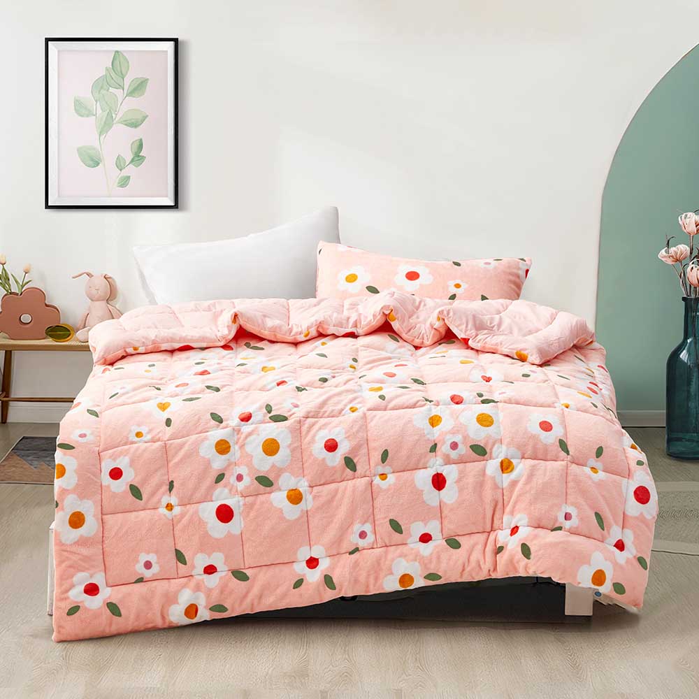 Galaxy Kids Flower Pink Comforter Set Briscoes Nz