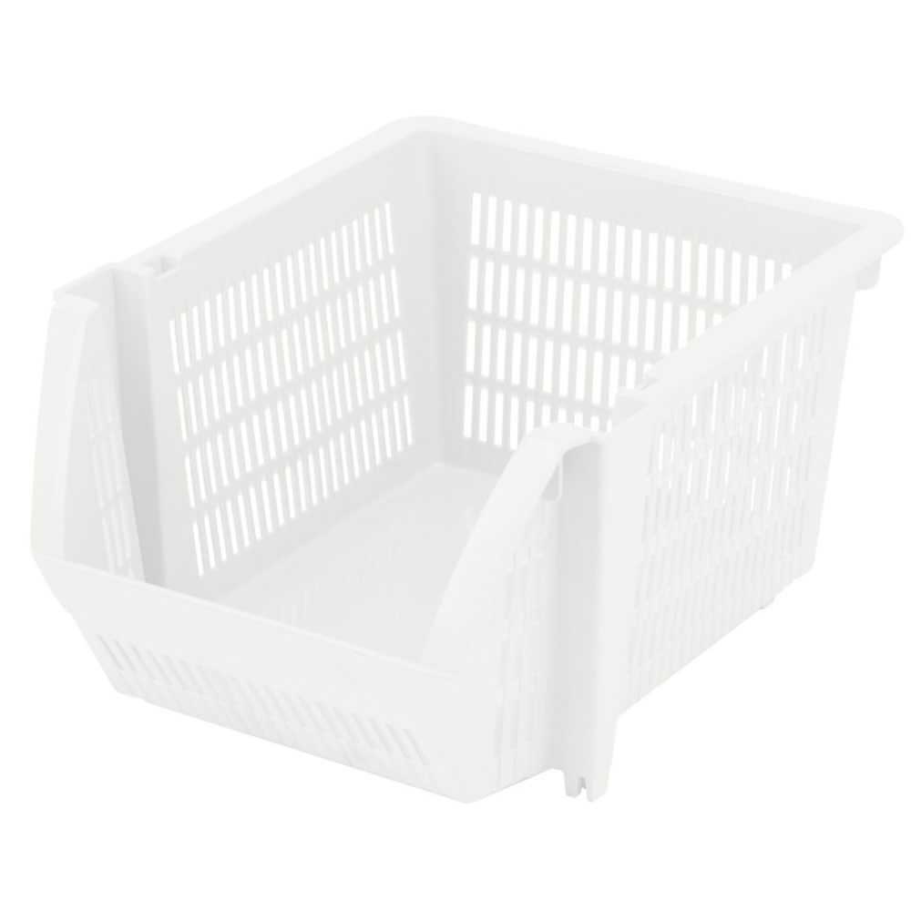 Goodview Stackable Basket White | Briscoes NZ