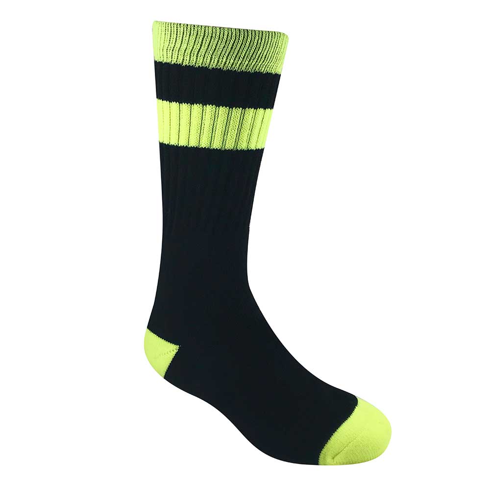 Sok High Vis Work Socks 2 Pair Size 6-10 | Briscoes NZ