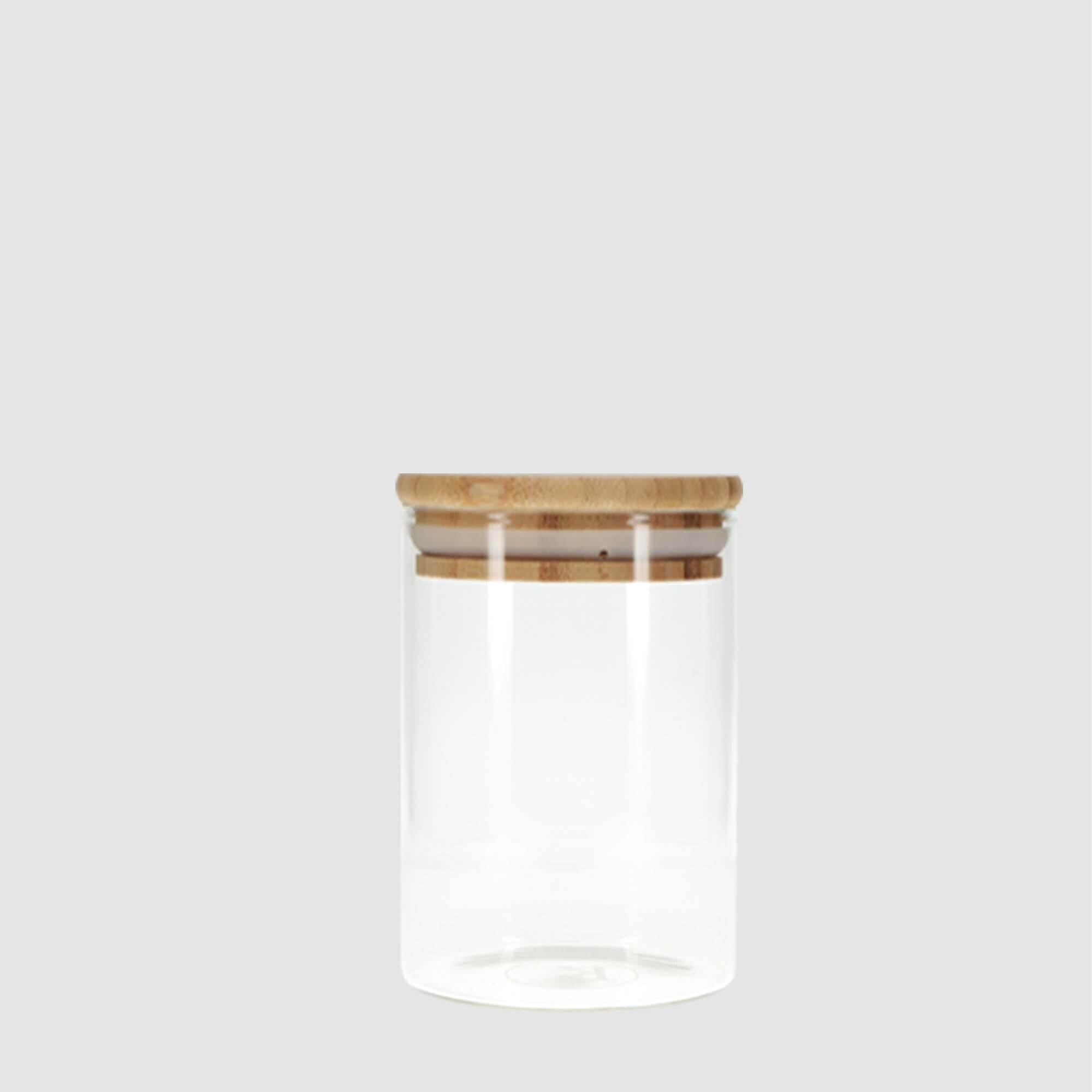 Kates Kitchen Glass Canister/Spice Jar with Bamboo Lid 75ml