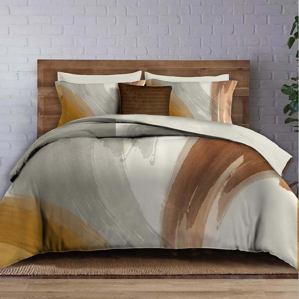 urban loft bamboo linen duvet cover set