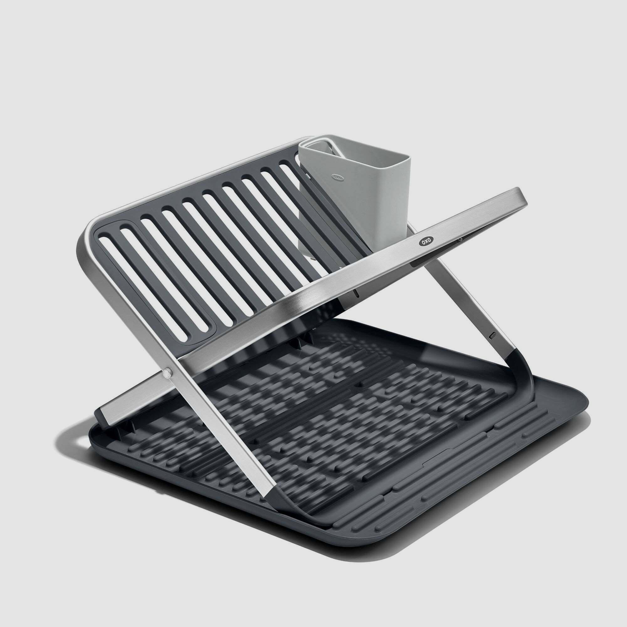 OXO Good Grips Aluminium Fold Flat Dish Rack