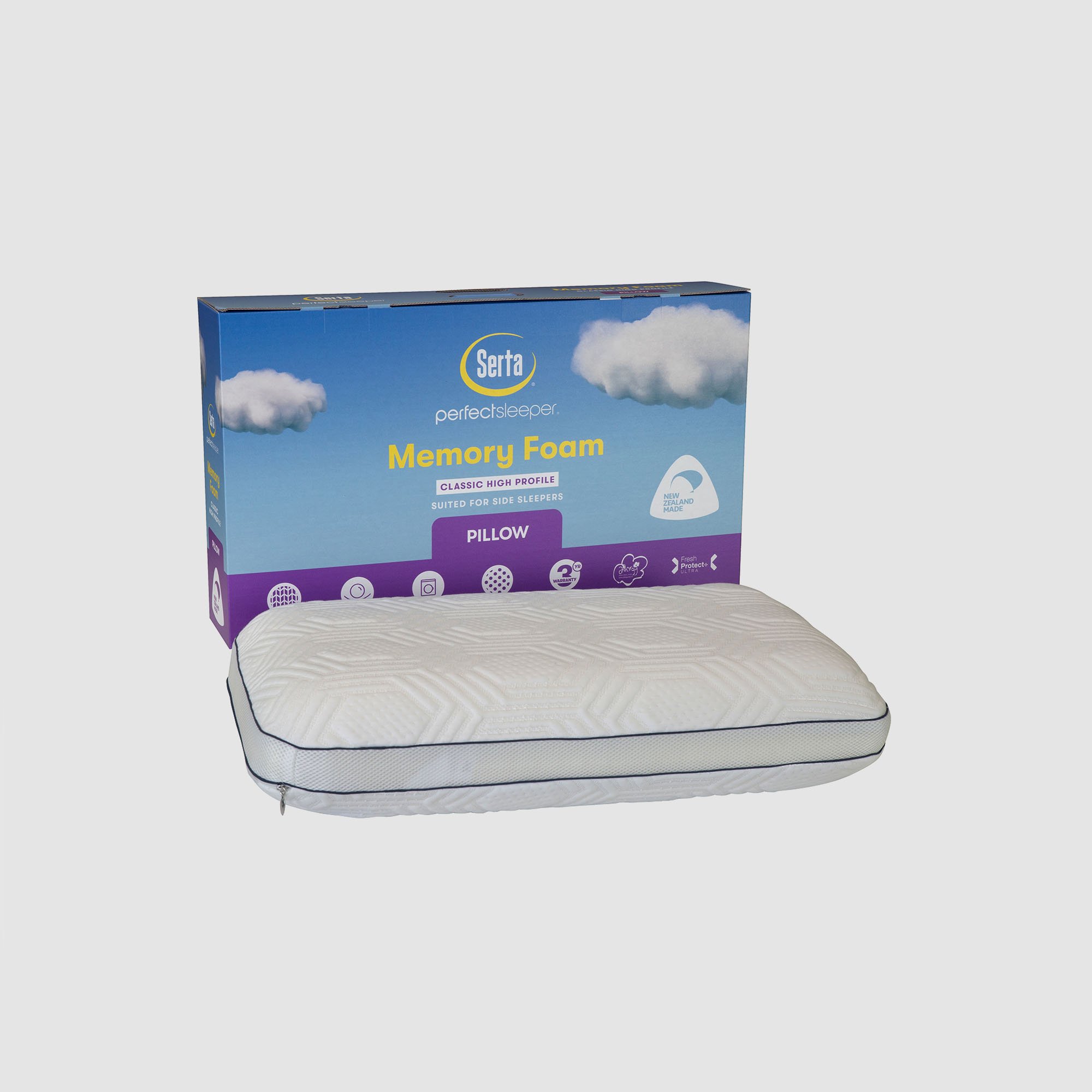 serta cloud memory foam pillow