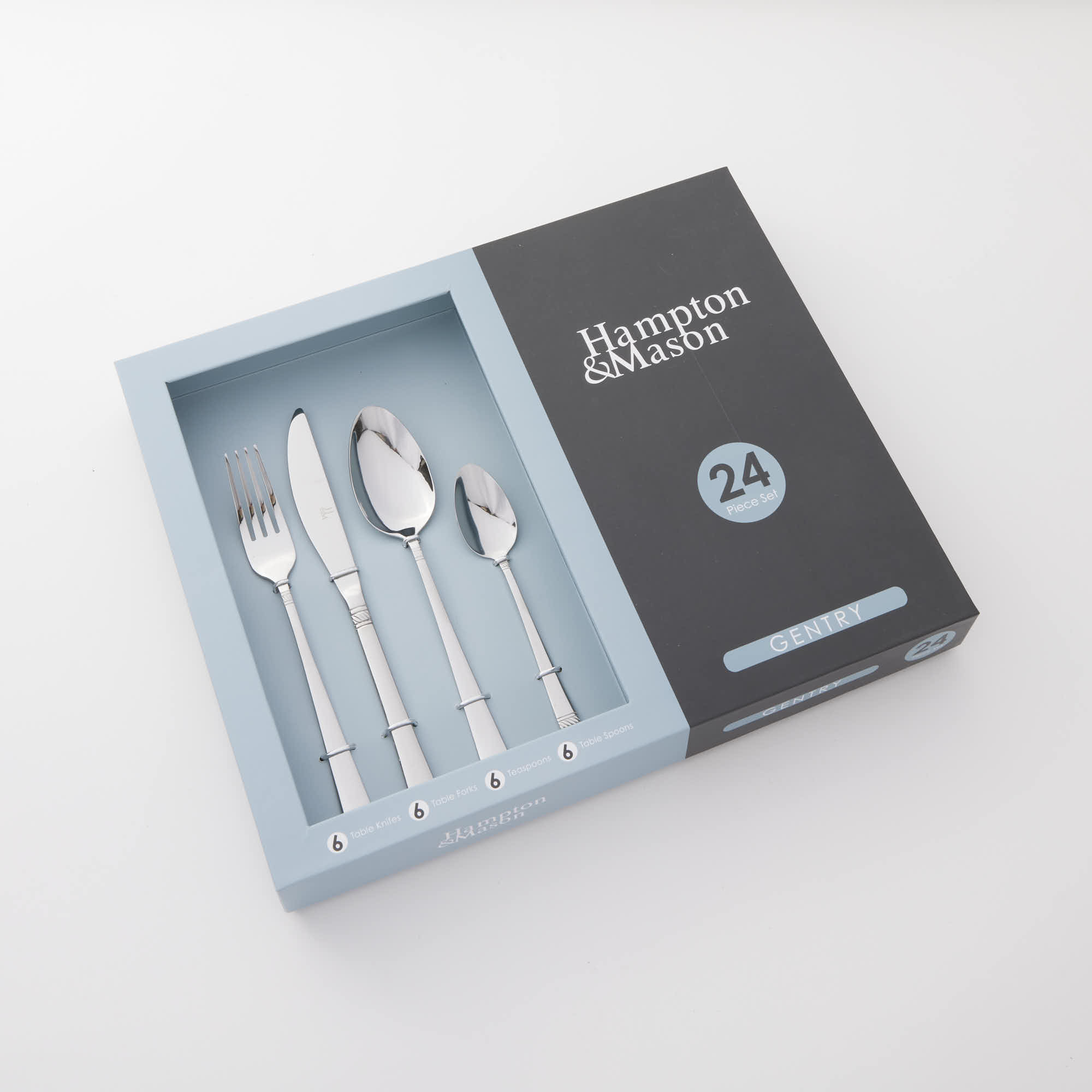 Hampton & Mason Gentry Cutlery Set 24 Piece