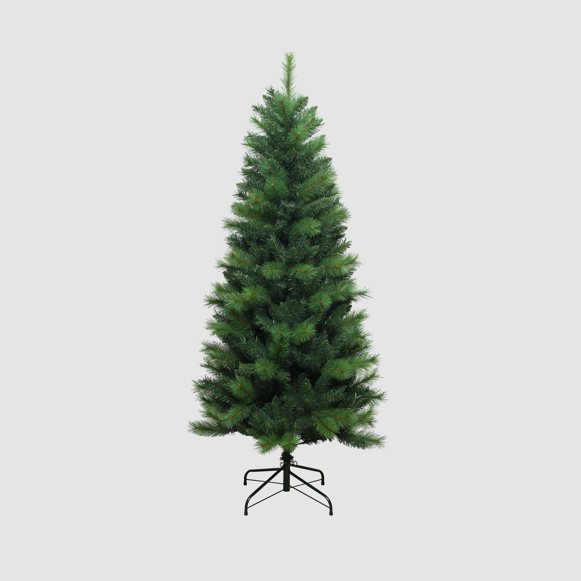 Festive Living Slim Green 6ft Deluxe Finish Christmas Tree