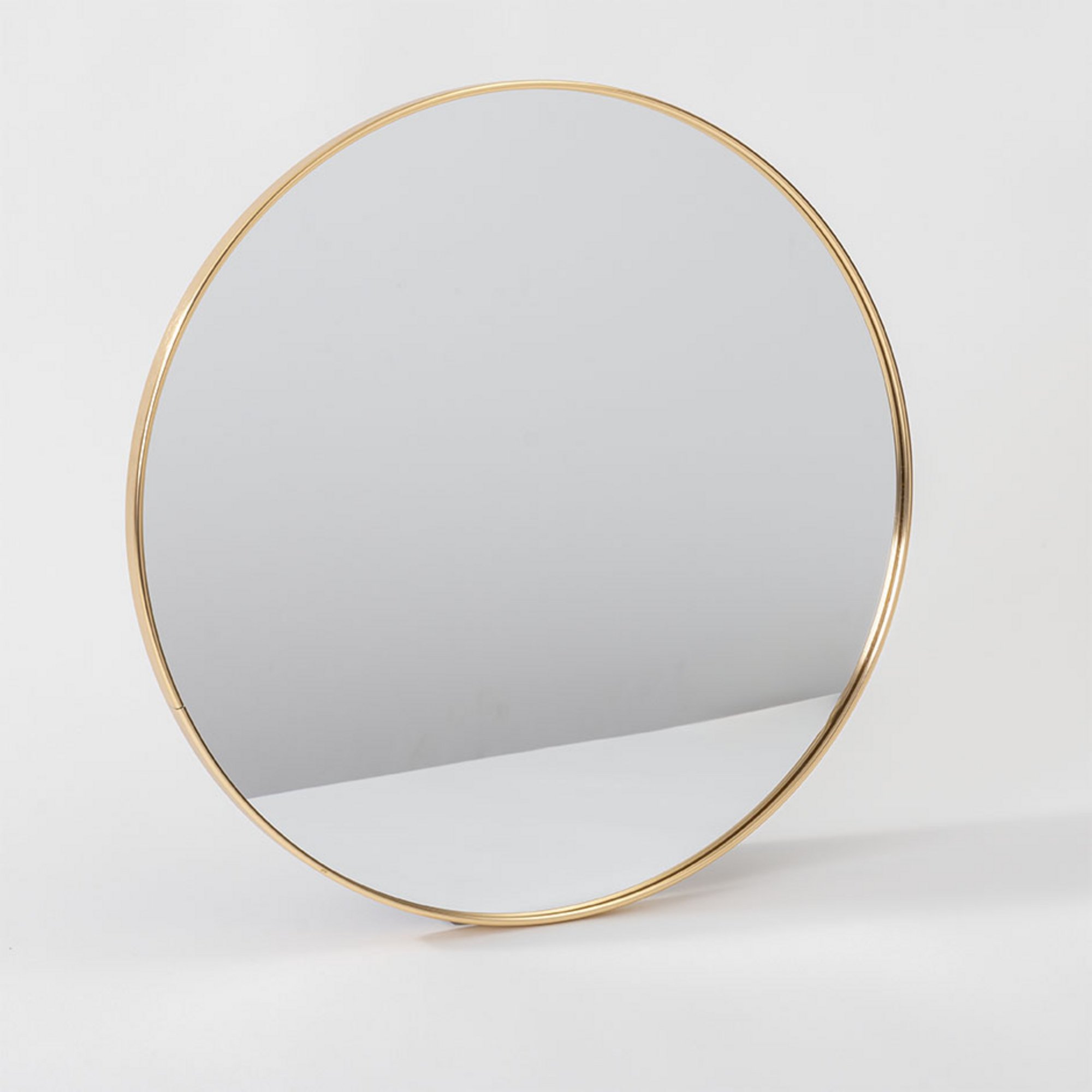 Round Shape Mirror Gold 40x1.5cm