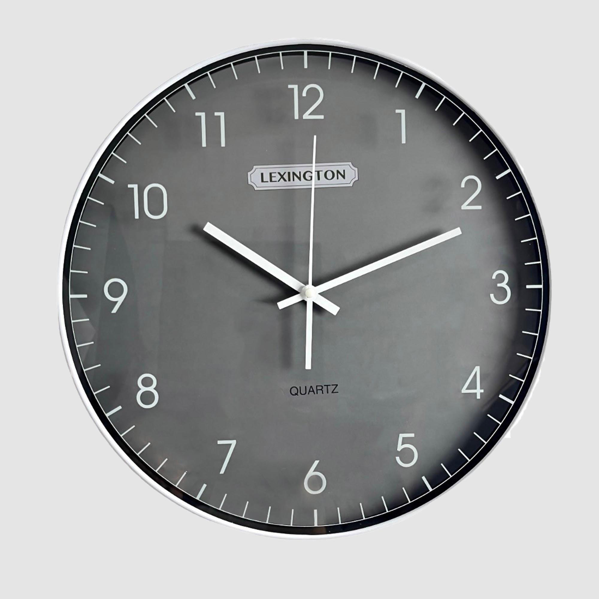 Lexington Boston Grey Wall Clock 35cm