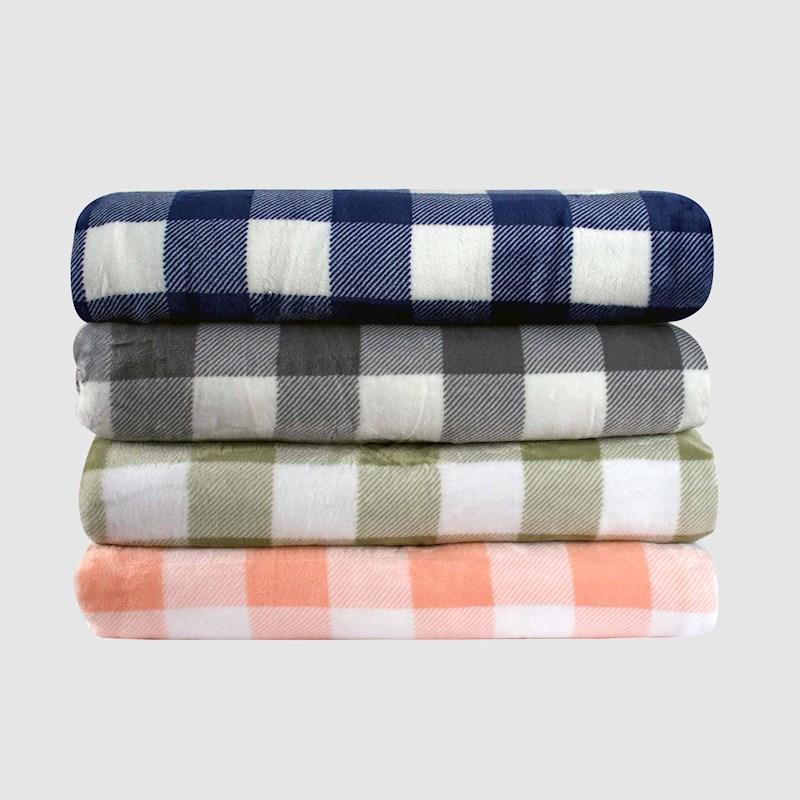 Sleep Lab Ethan Check Blanket Briscoes NZ