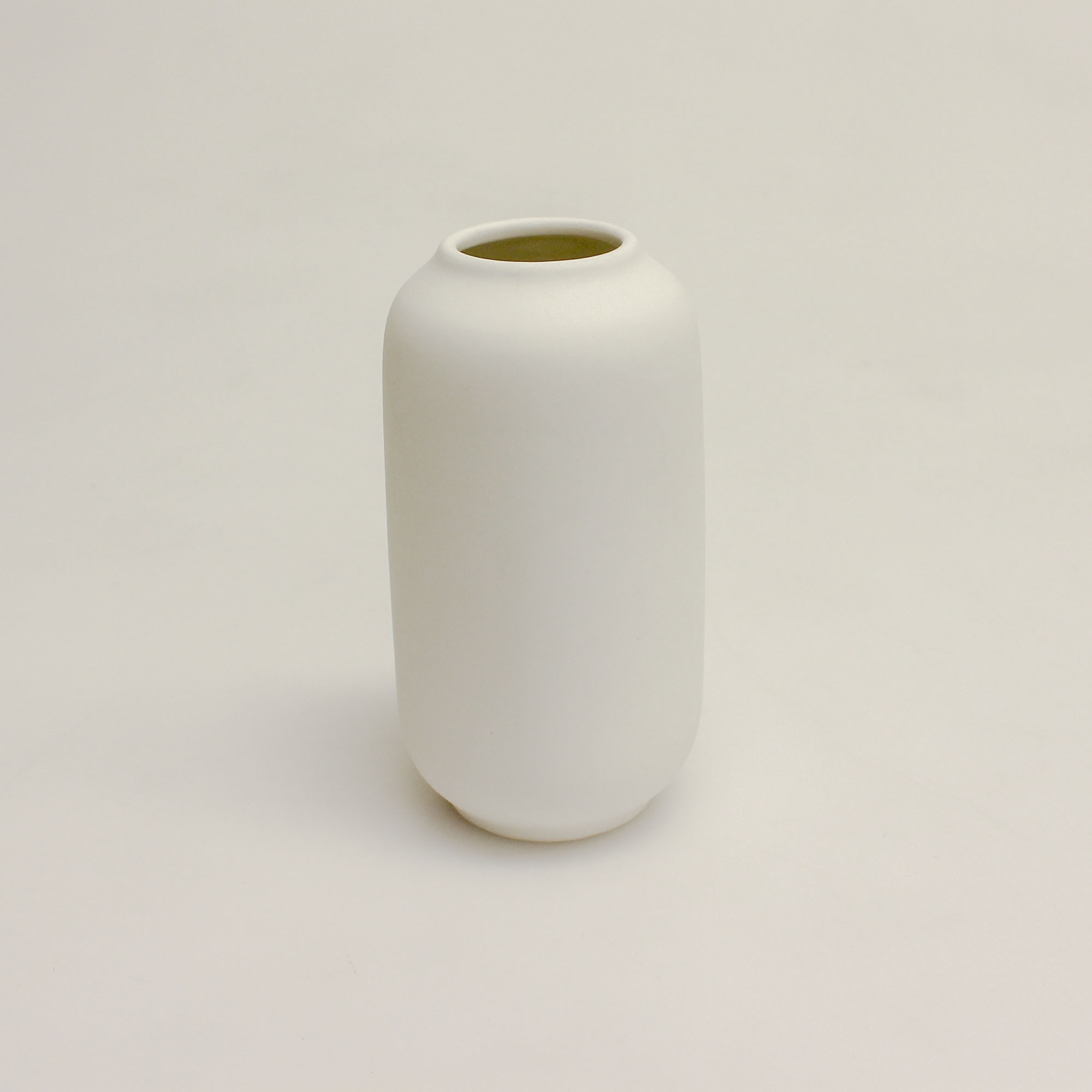 Ceramic Vase White 8.5x8.5x15.2cm