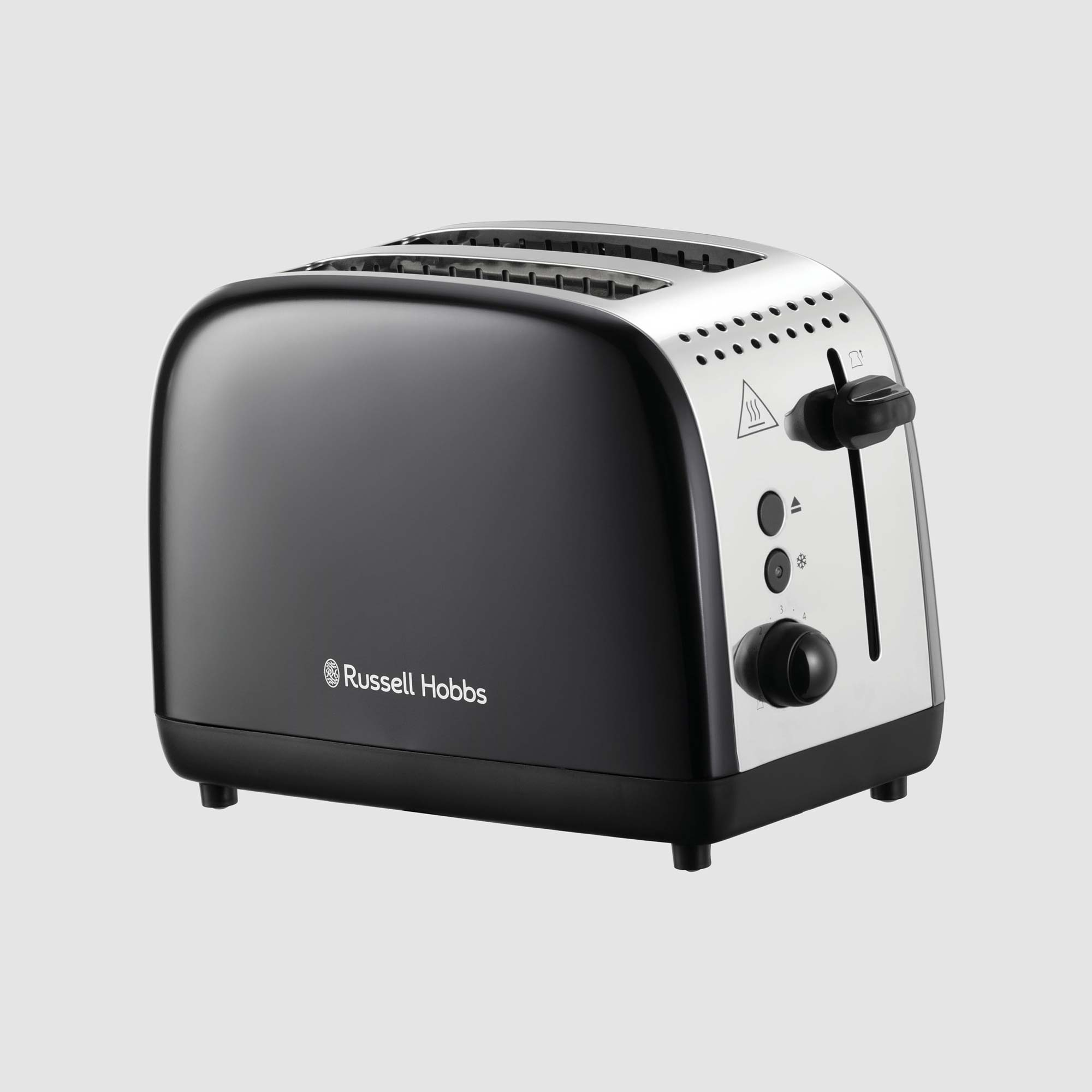 Russell Hobbs Colour Plus Toaster Black 2 Slice RHT2655BLK