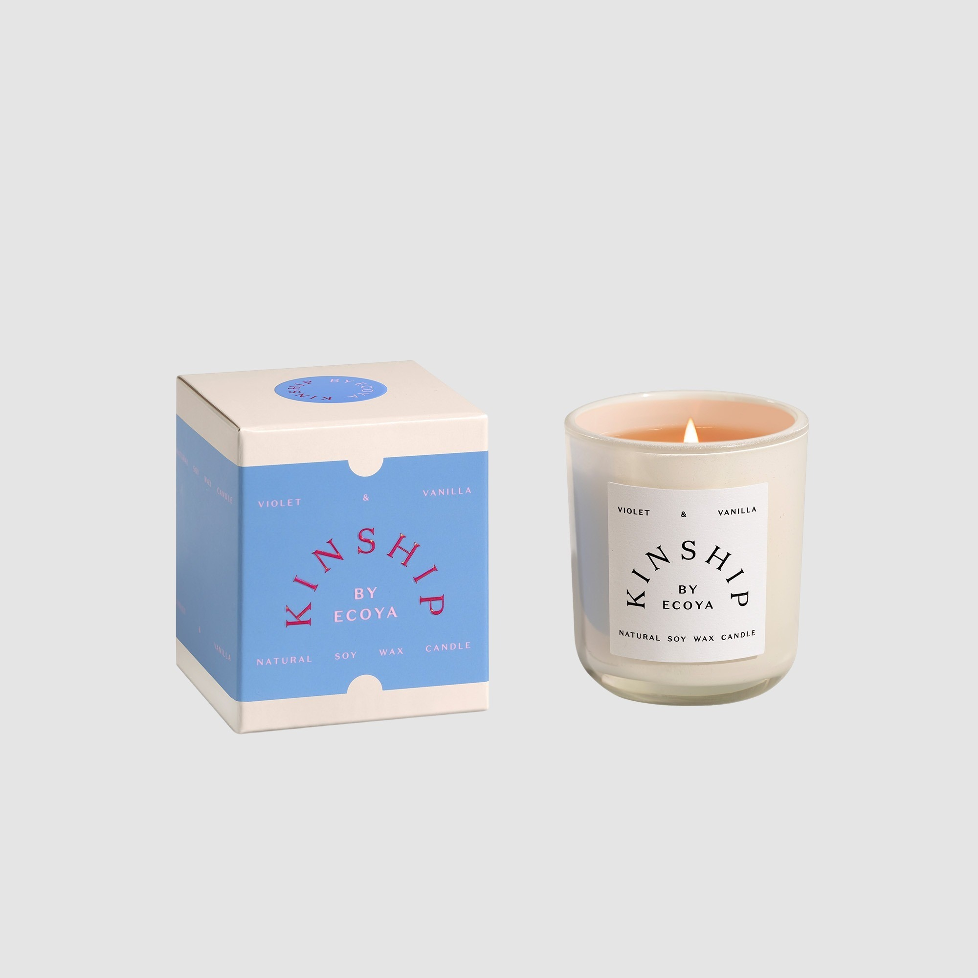 Kinship by Ecoya Violet & Vanilla Candle 75g