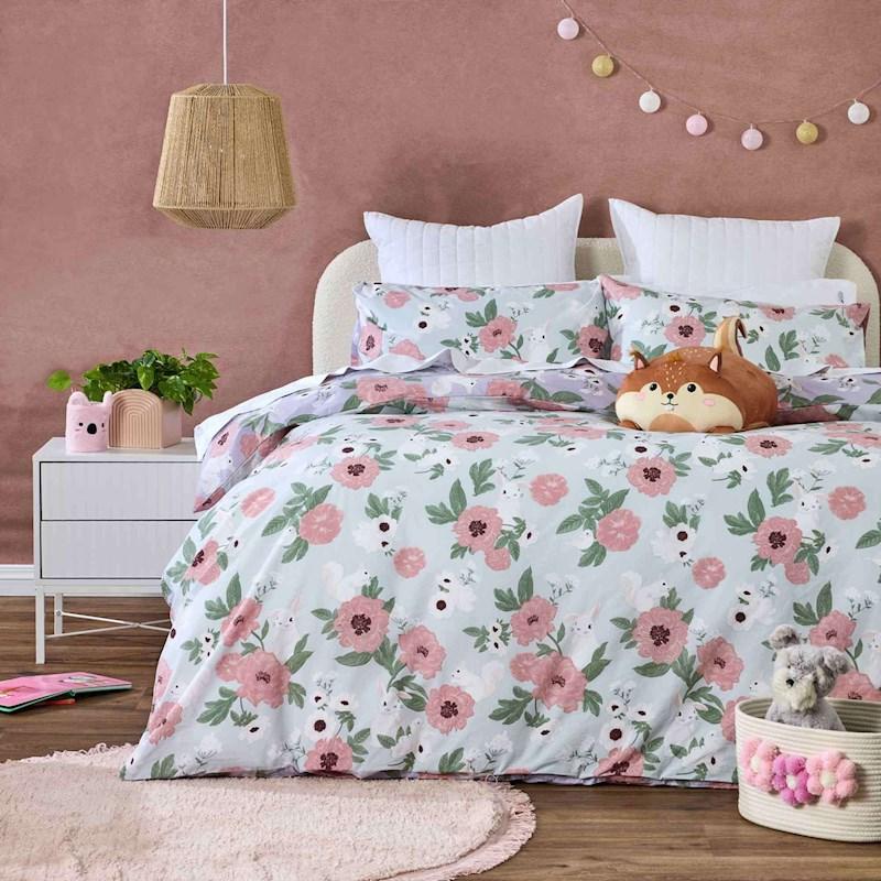 Twill Co Bunny Garden Duvet Cover Set Briscoes NZ