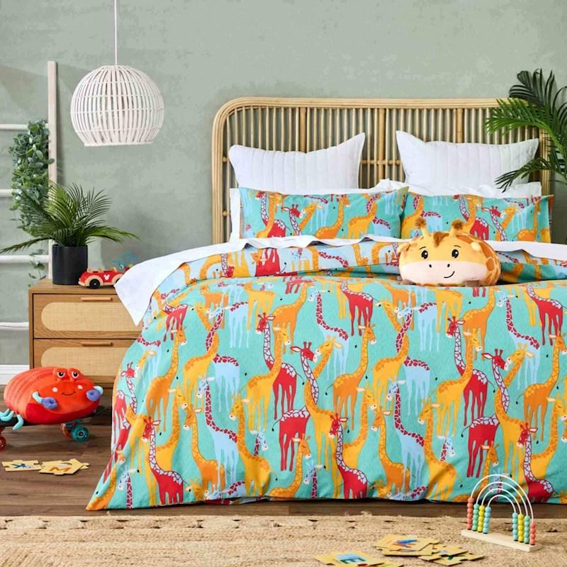 Twill Co Giraffe Park Duvet Cover Set Briscoes NZ