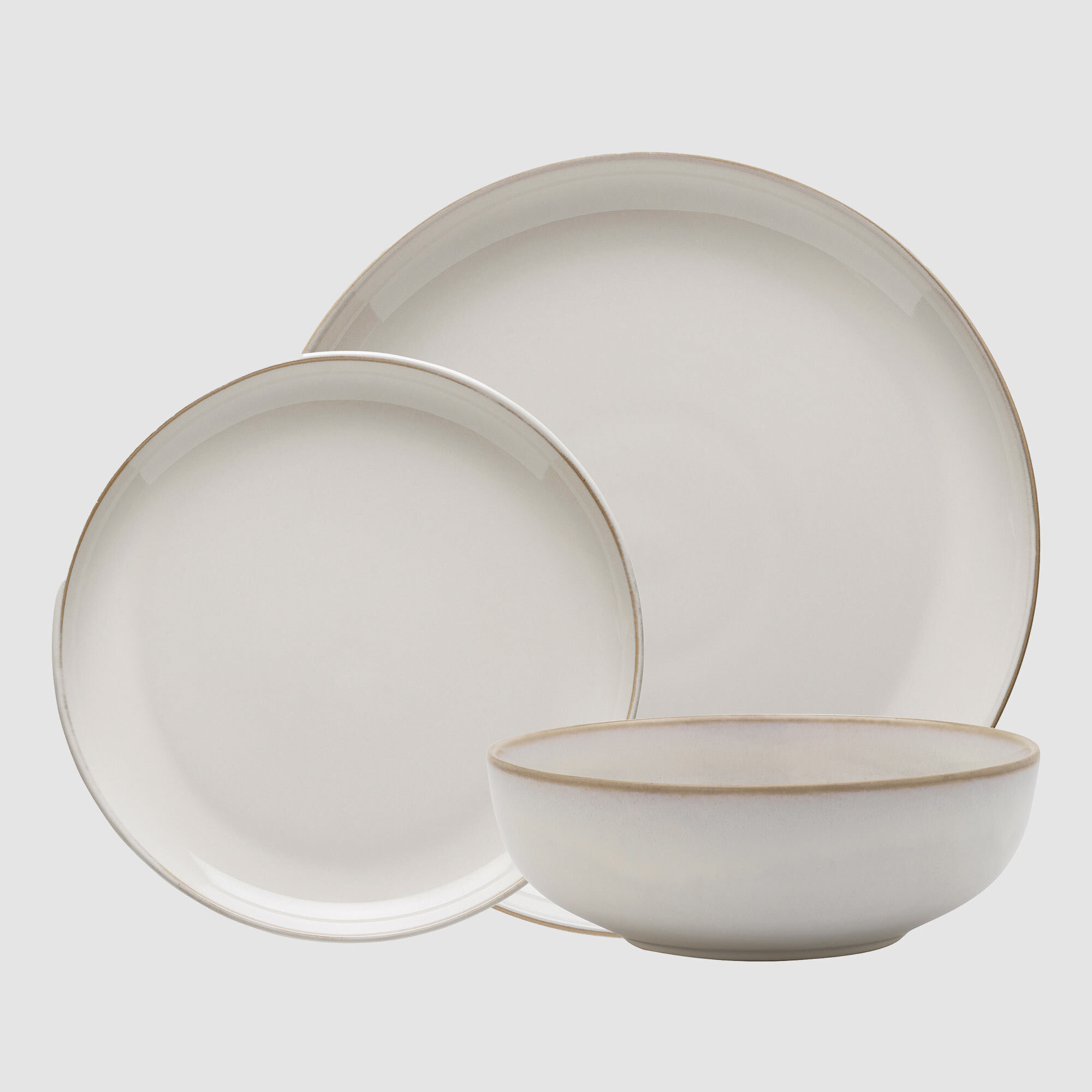 Ecology Element Dinnerset 12 Piece Blanc