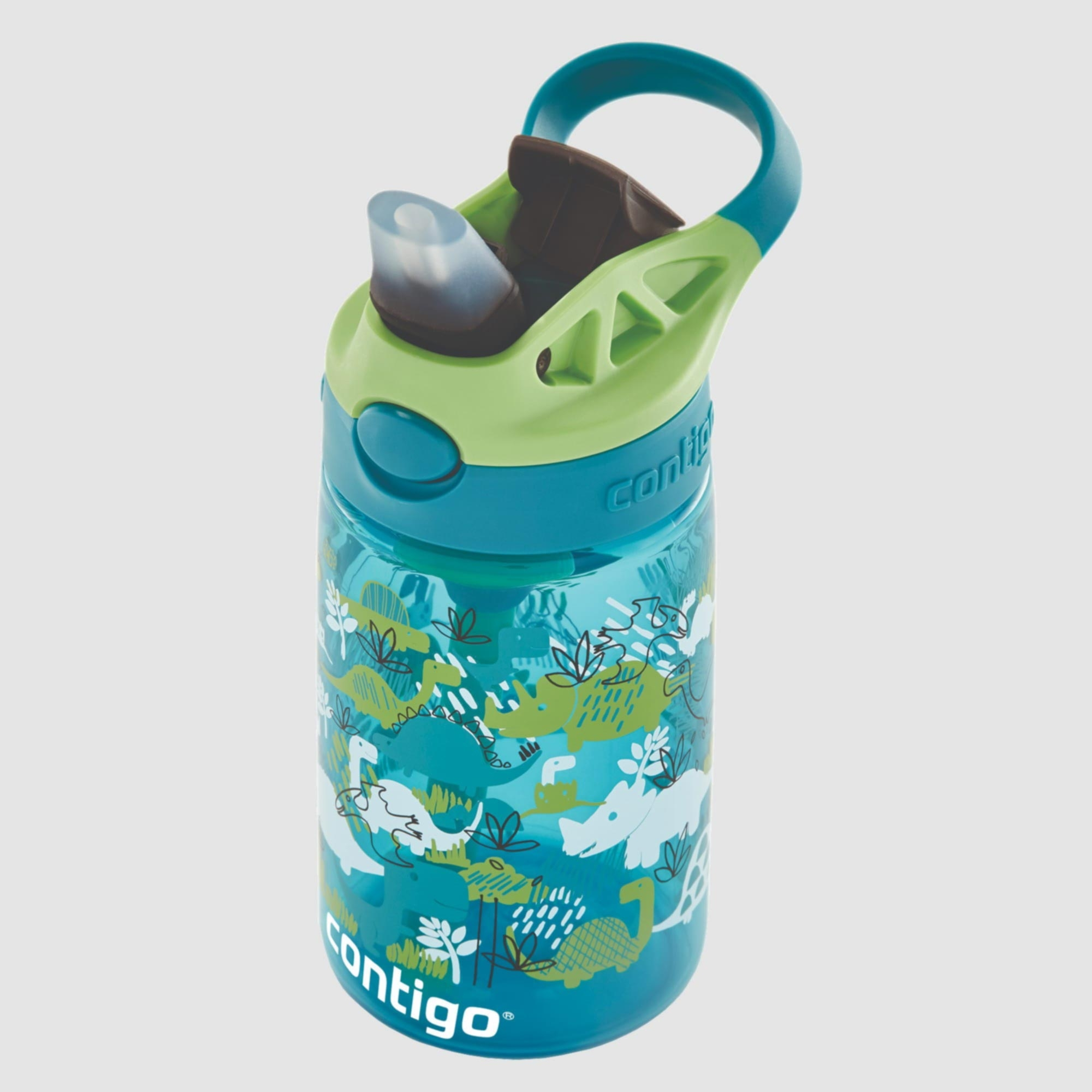 Contigo Dinosaur Kids Drink Bottle Green