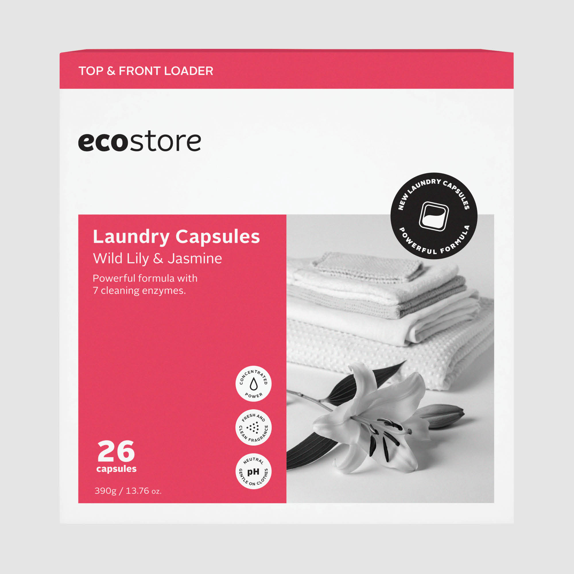 ecostore Laundry Capsule Wild Lily & Jasmine 26 Pack