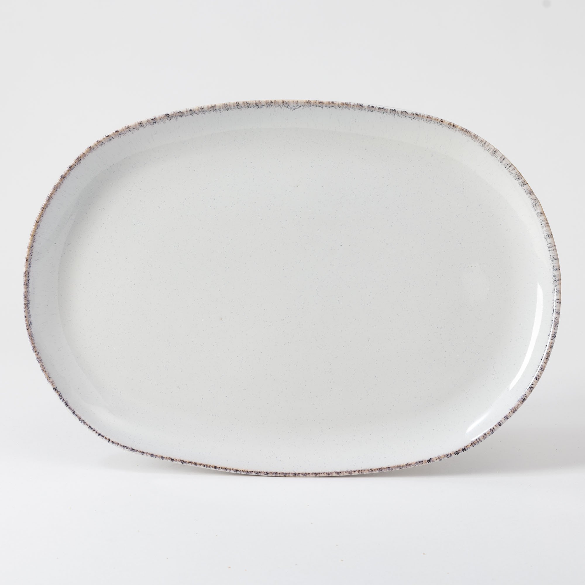 Simon Gault Nature Collection Oval Platter 40cm White