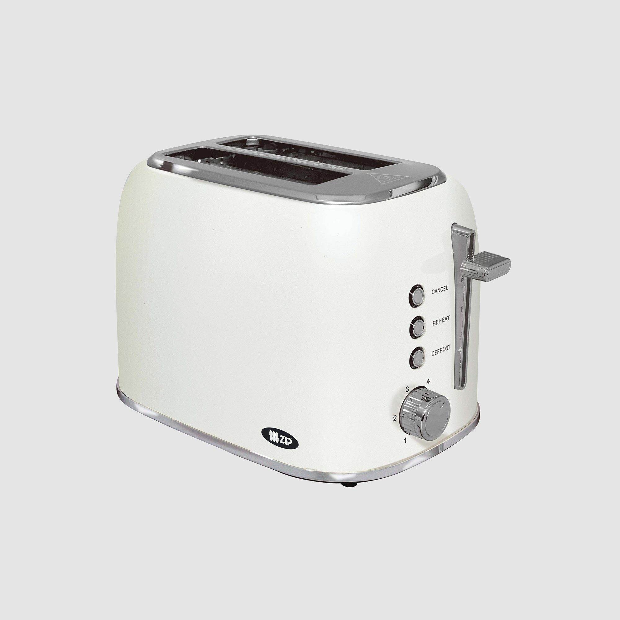 Zip Retro Toaster Cream 2 Slice