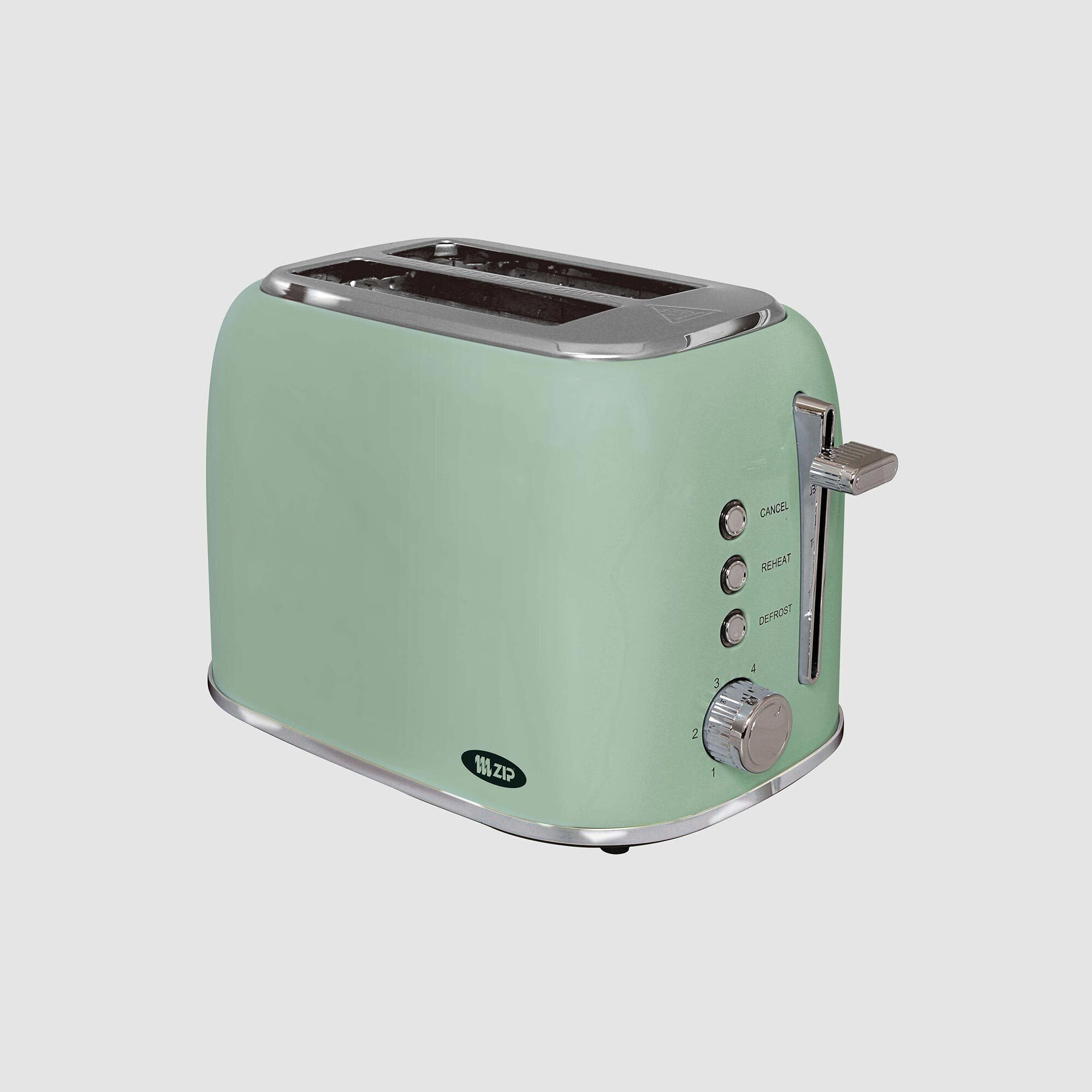 Zip Retro Toaster Green 2 Slice