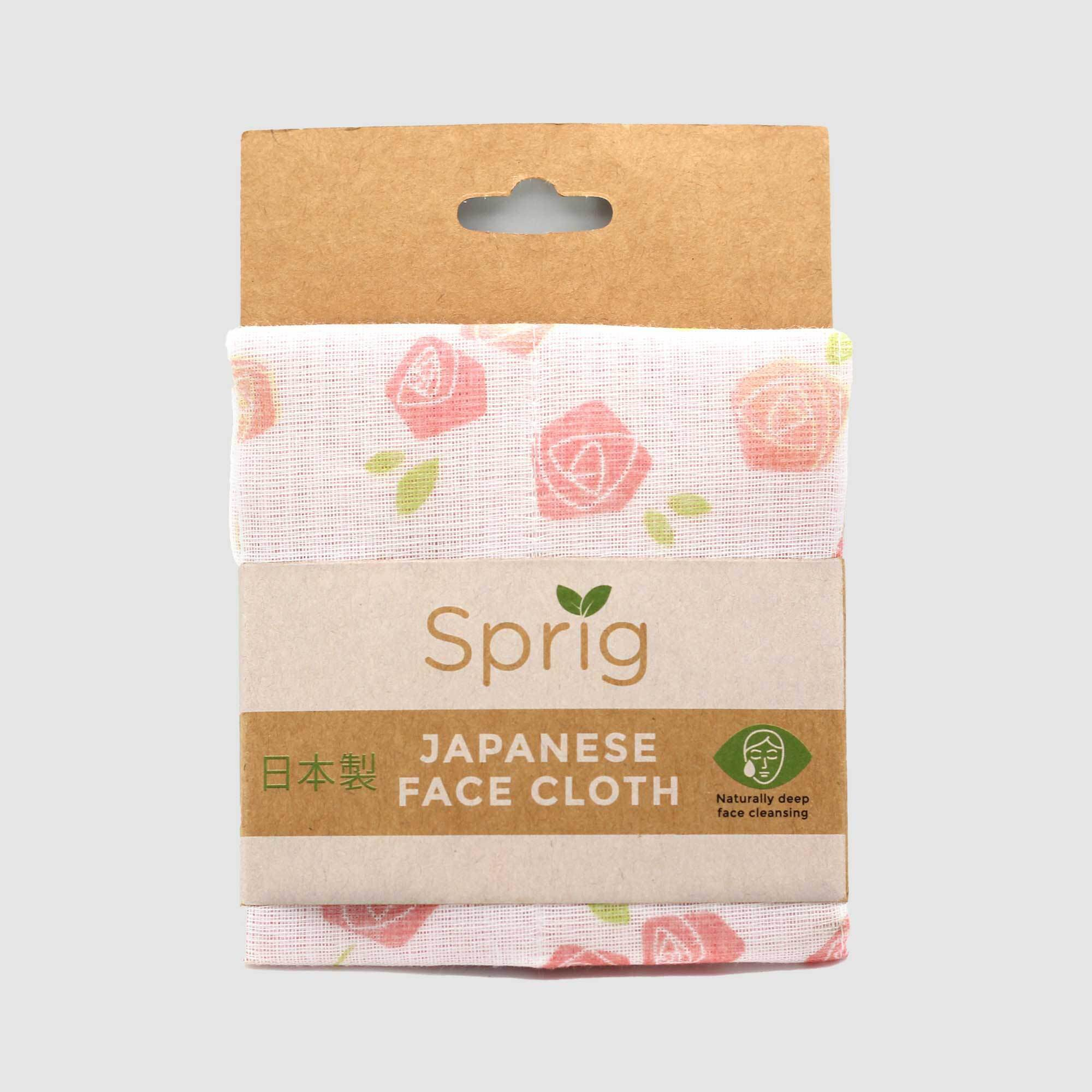 Sprig Japanese Face Cloth Rose