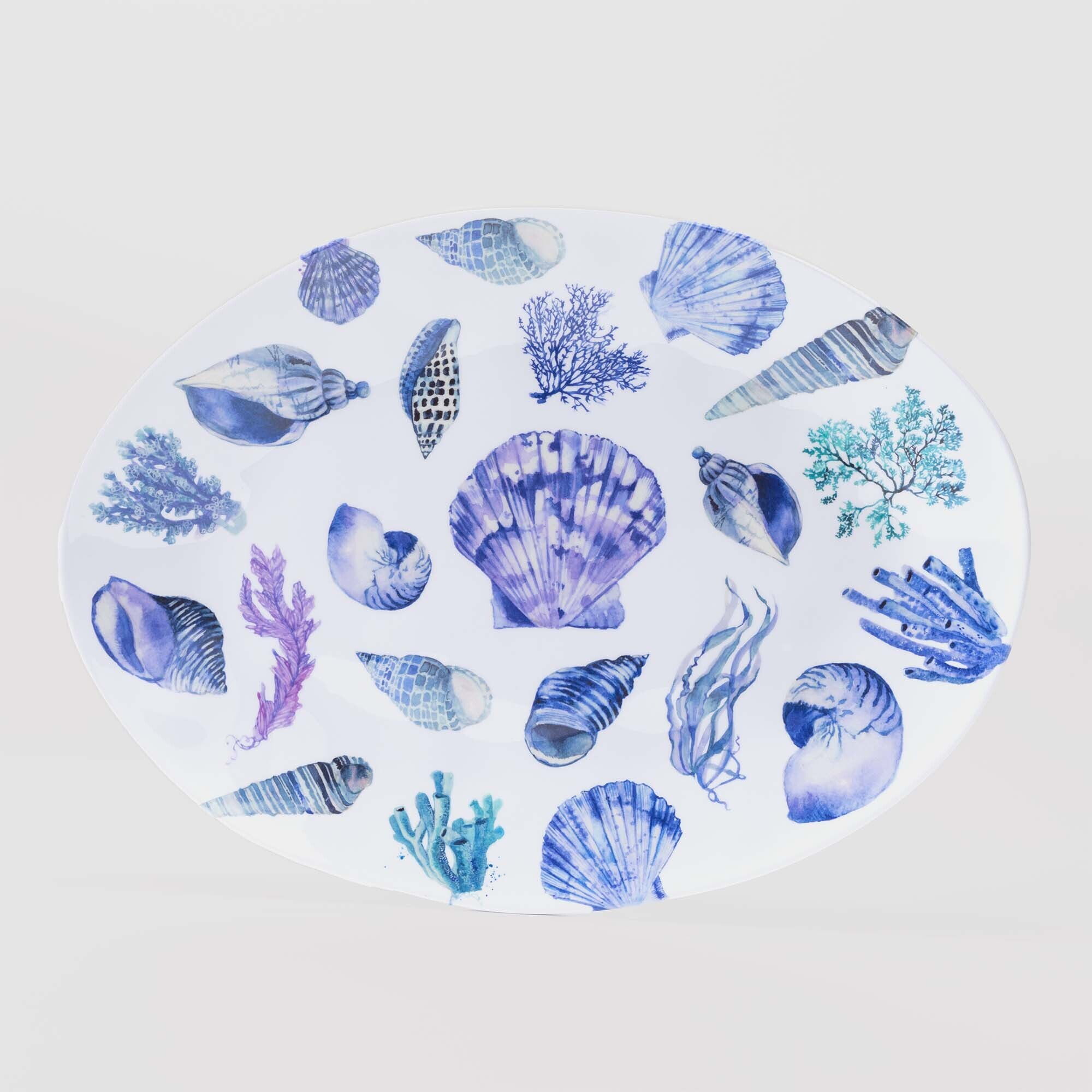 Carmel Slater Sealife Melamine Oval Platter