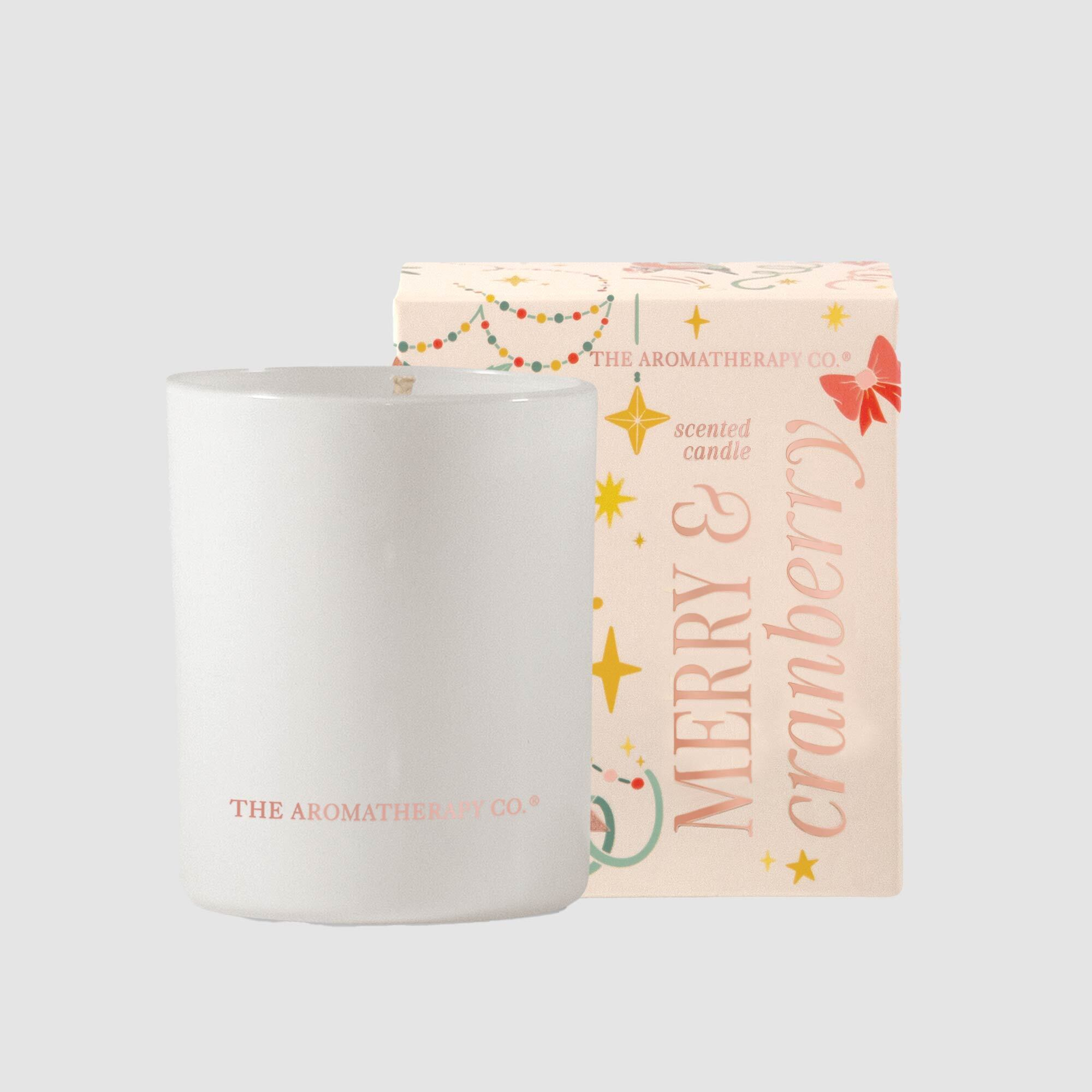 The Aromatherapy Co Merry Candle Cranberry 100g