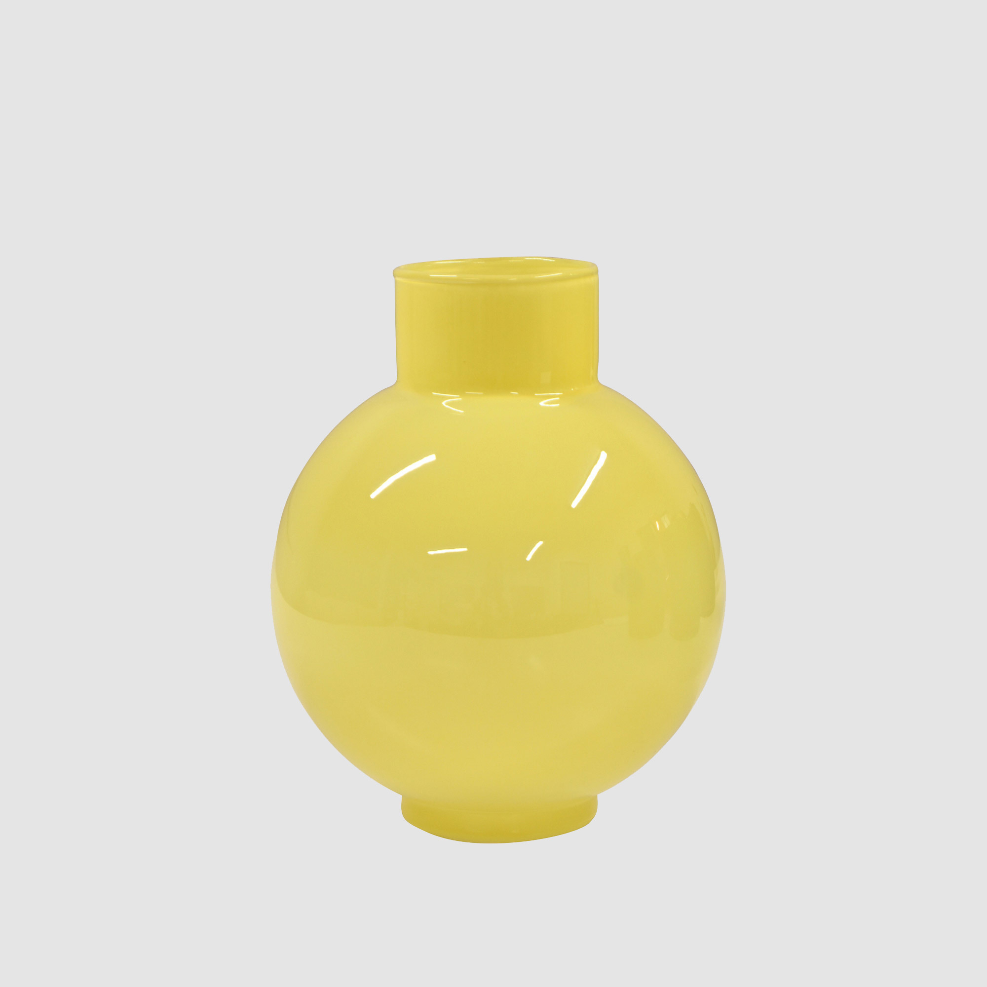 Urban Loft Daisy Vase Yellow 16.5cm