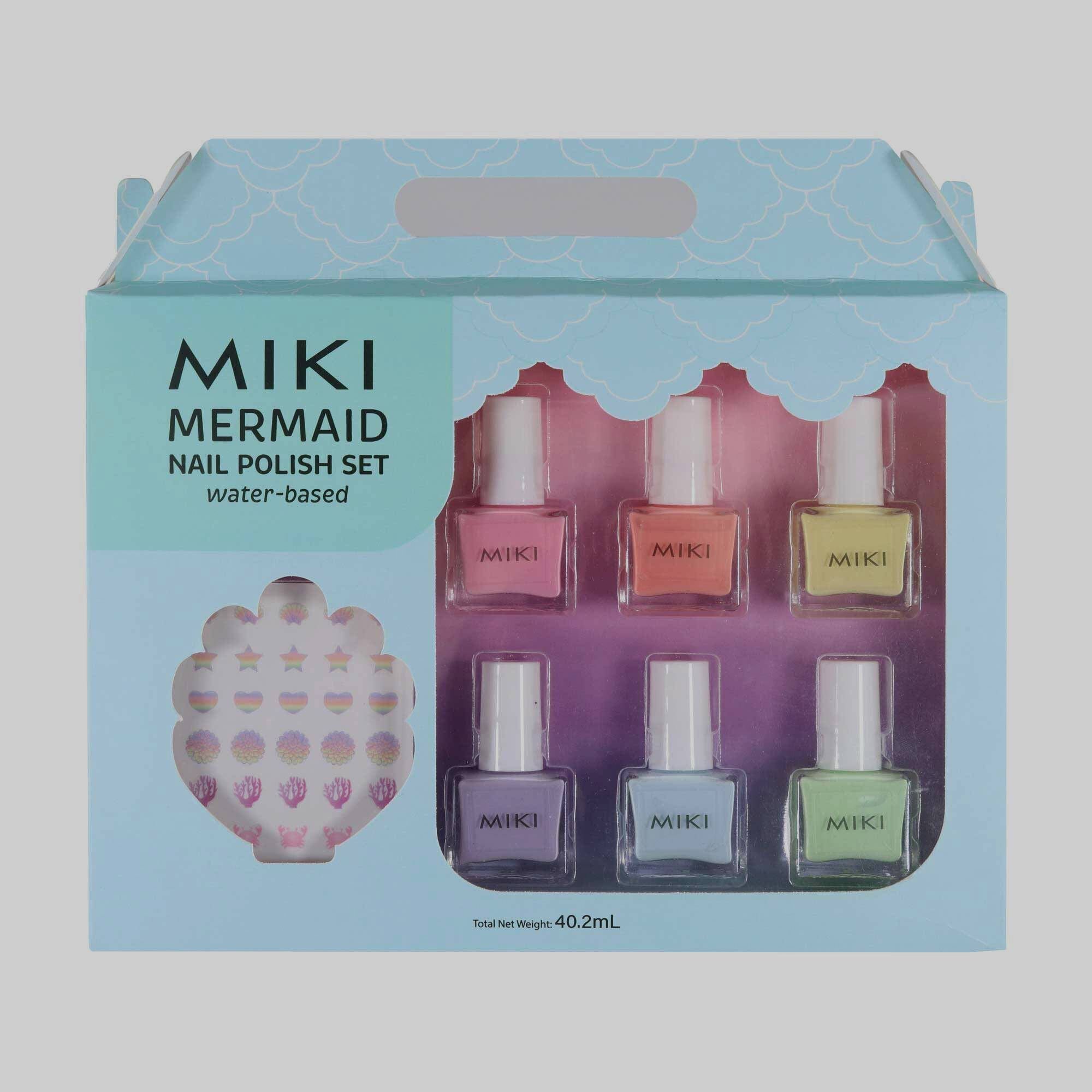 Miki Mermaid Nail Polish Gift Set