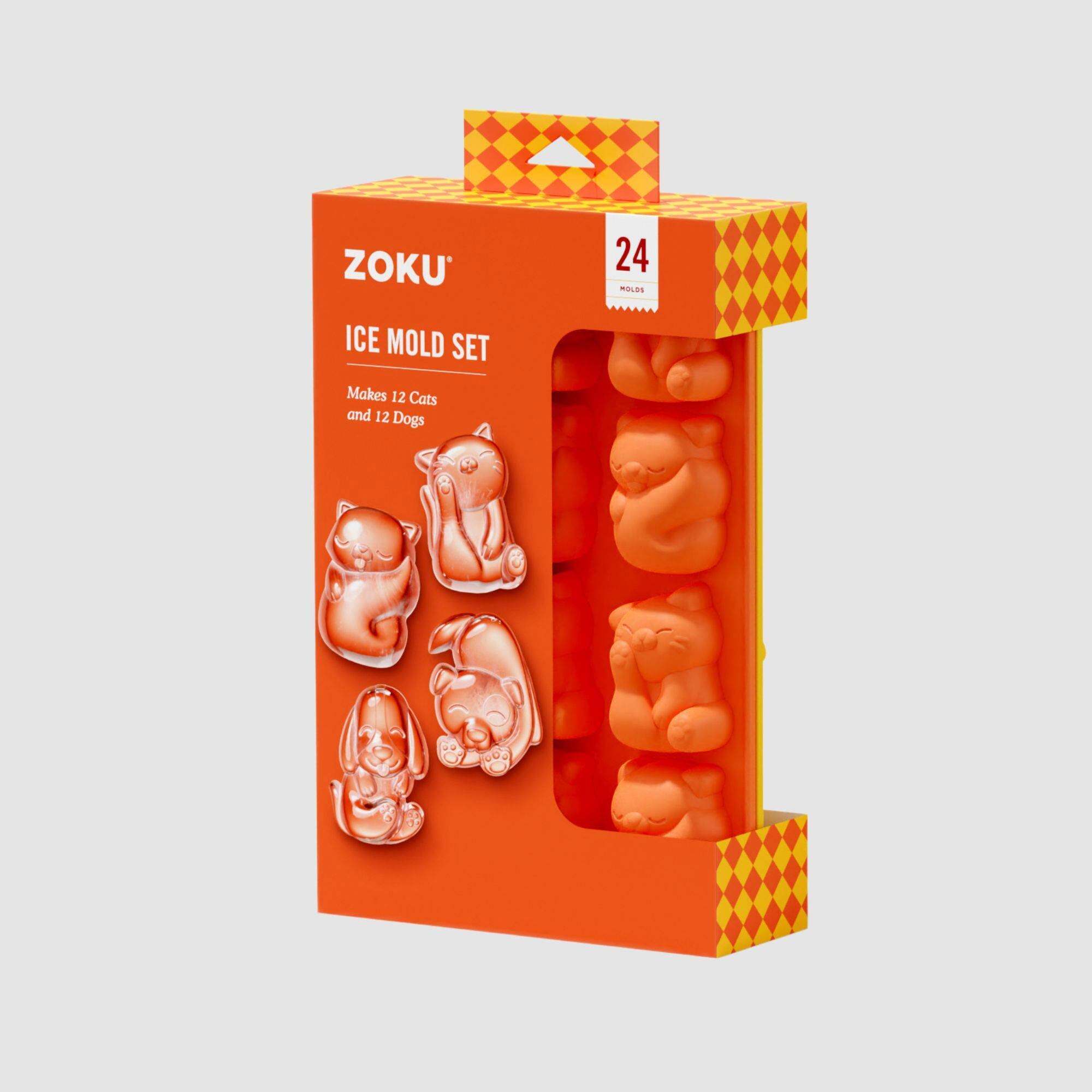 Zoku Cat & Dog Ice Tray Set of 2