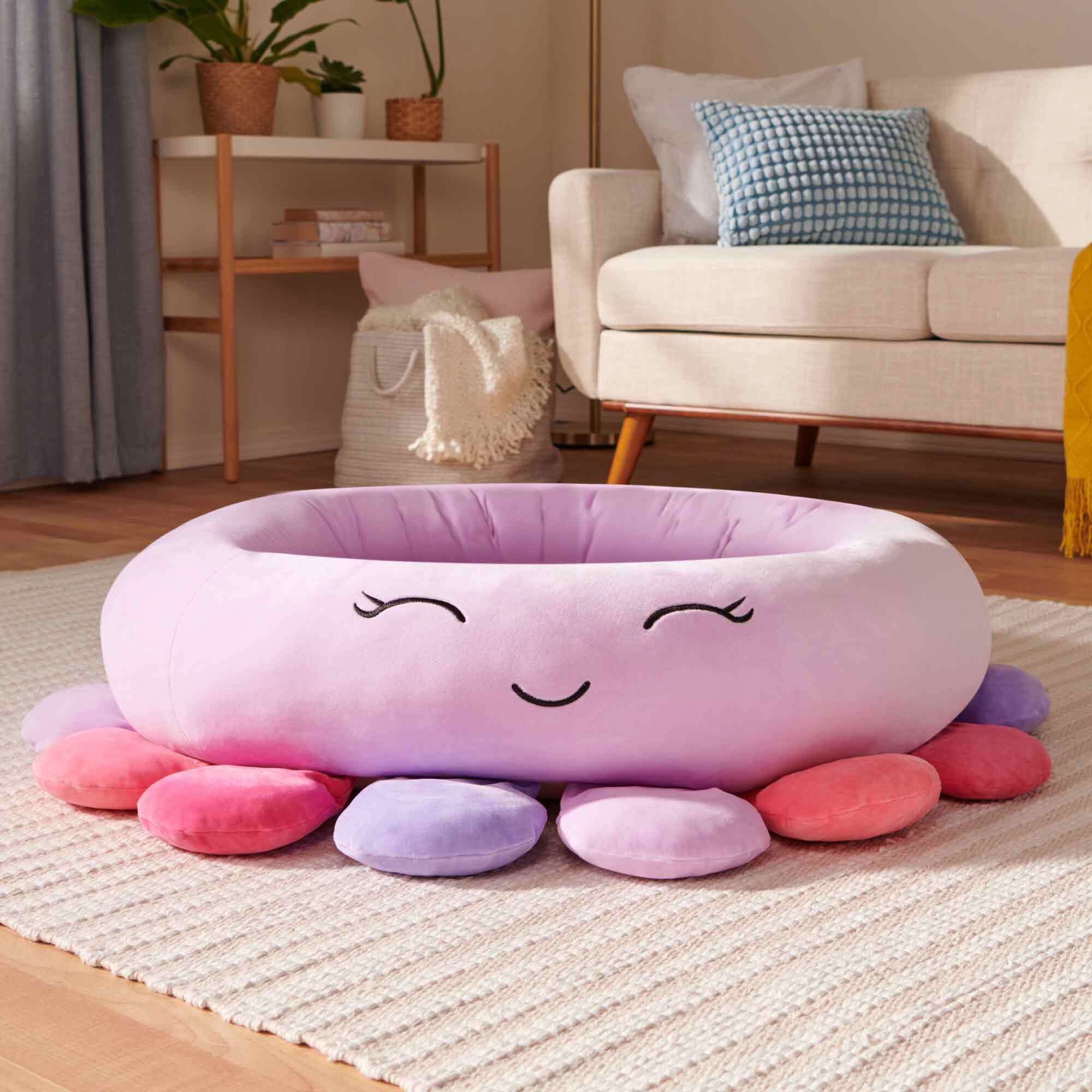 Squishmallows Pet Bed Beula Octopus - Large