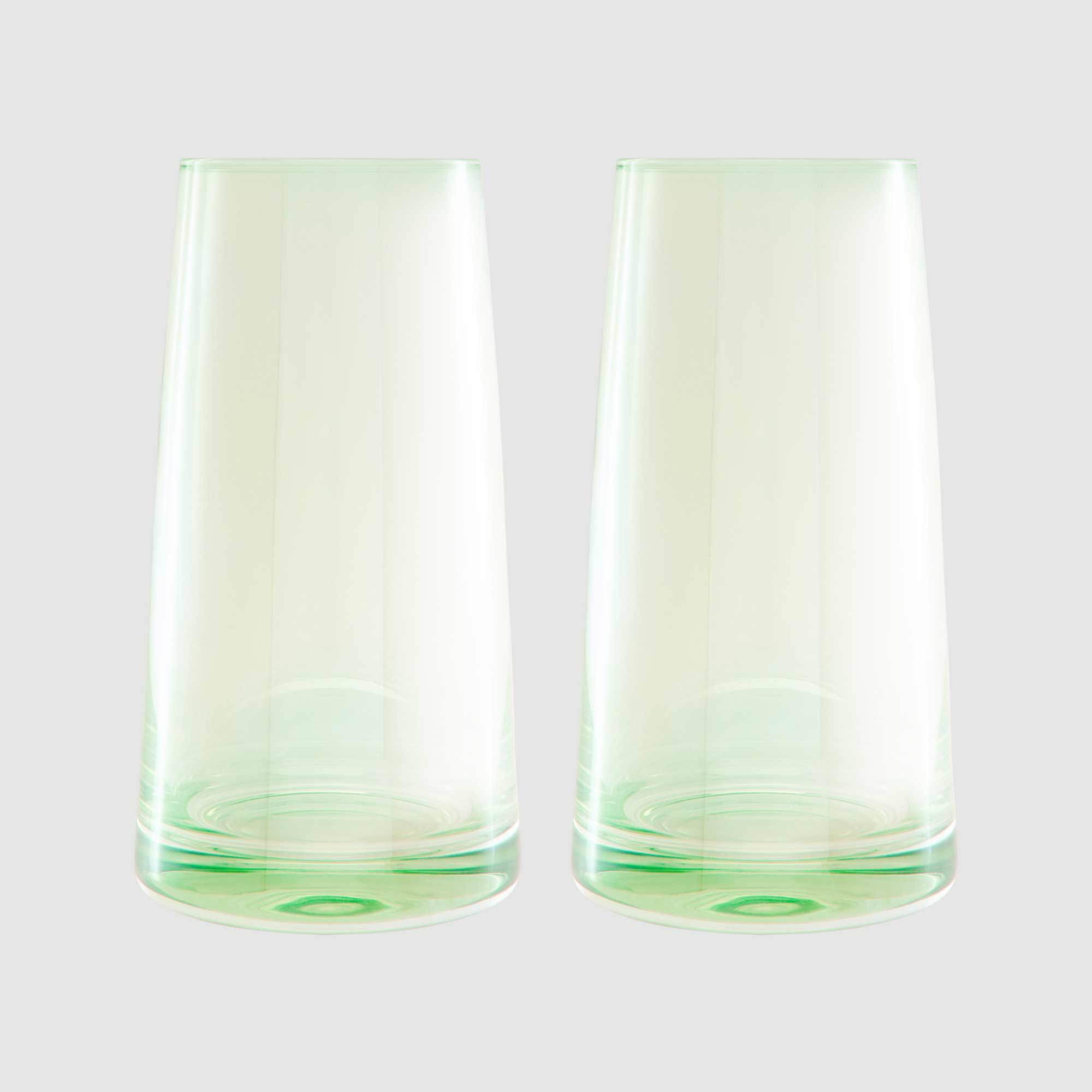 Maxwell & Williams Glamour HiBall Tumbler 480ml Green Set 2