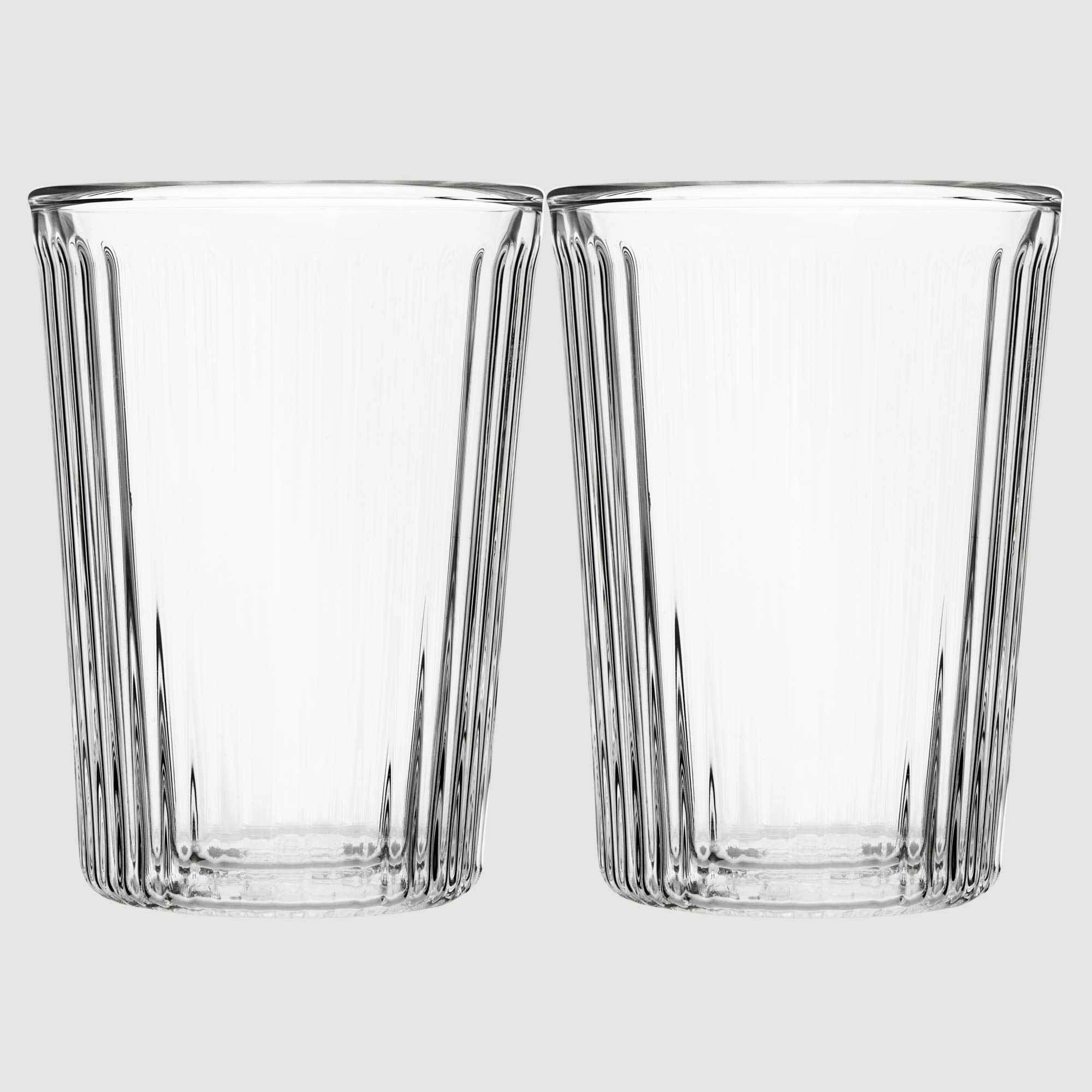 Maxwell & Williams Blend Stripey Double Wall Cup 250ml Set 2