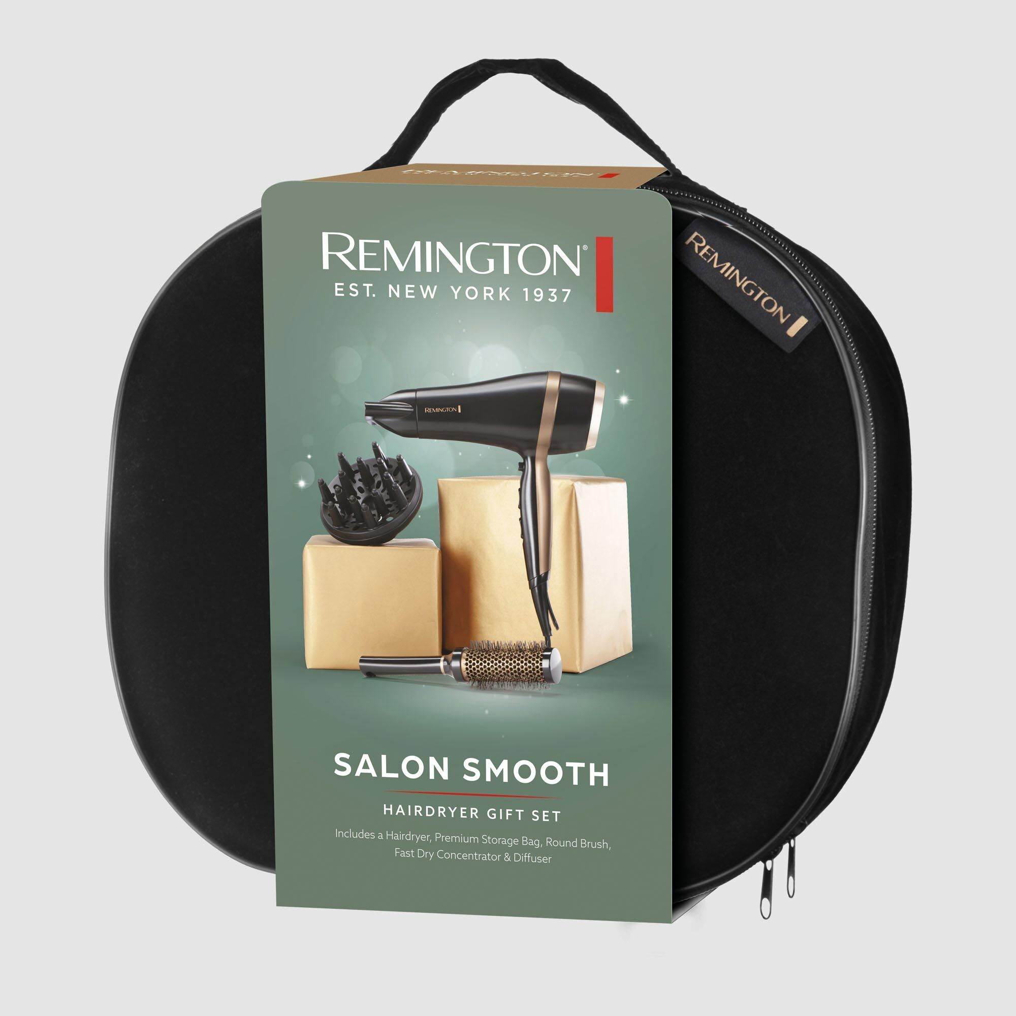 Remington Salon Smooth Hairdryer Set D6960GPAU