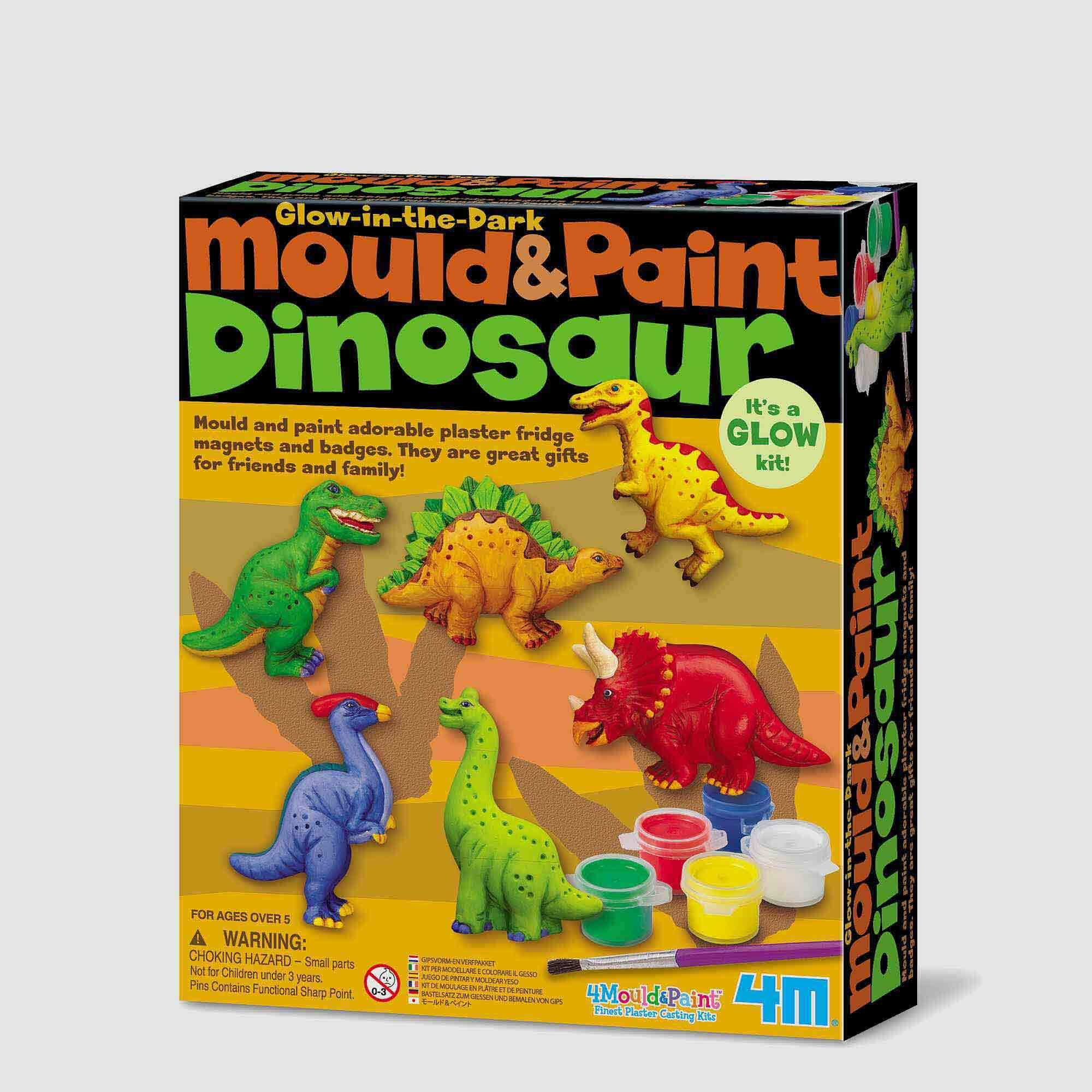 4M Mould & Paint Glow in the Dark Dinosaur